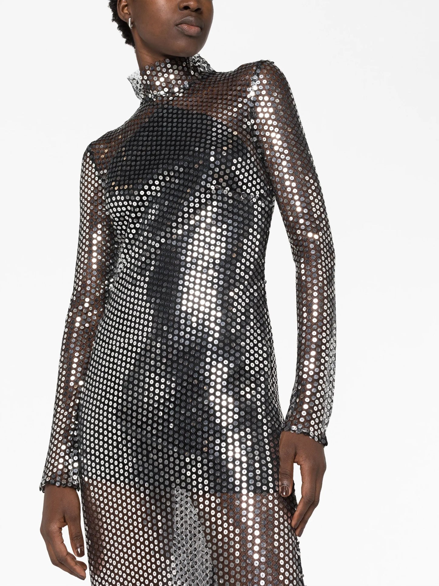 Tina sequin-embellished maxi dress