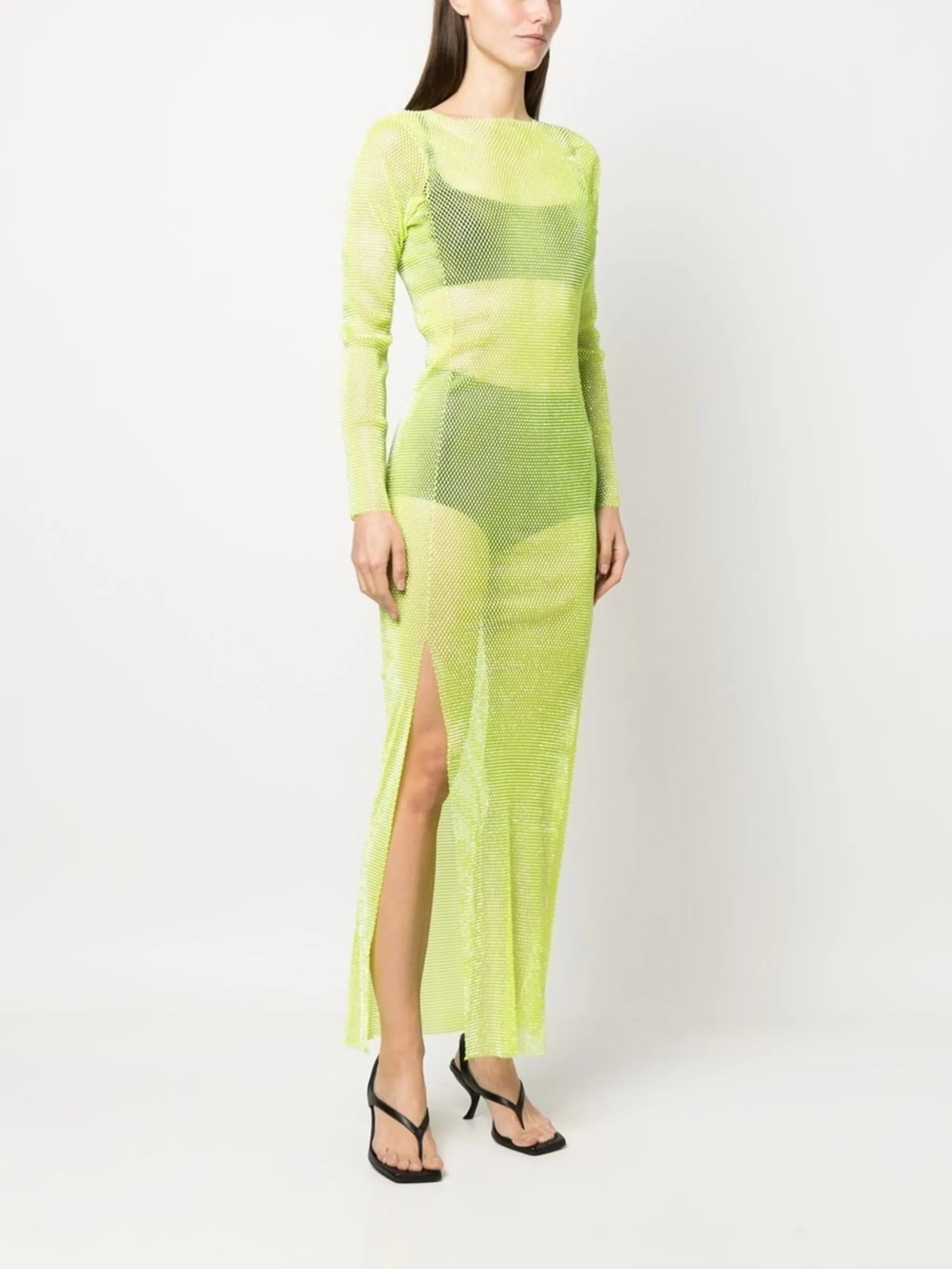 semi-sheer dress