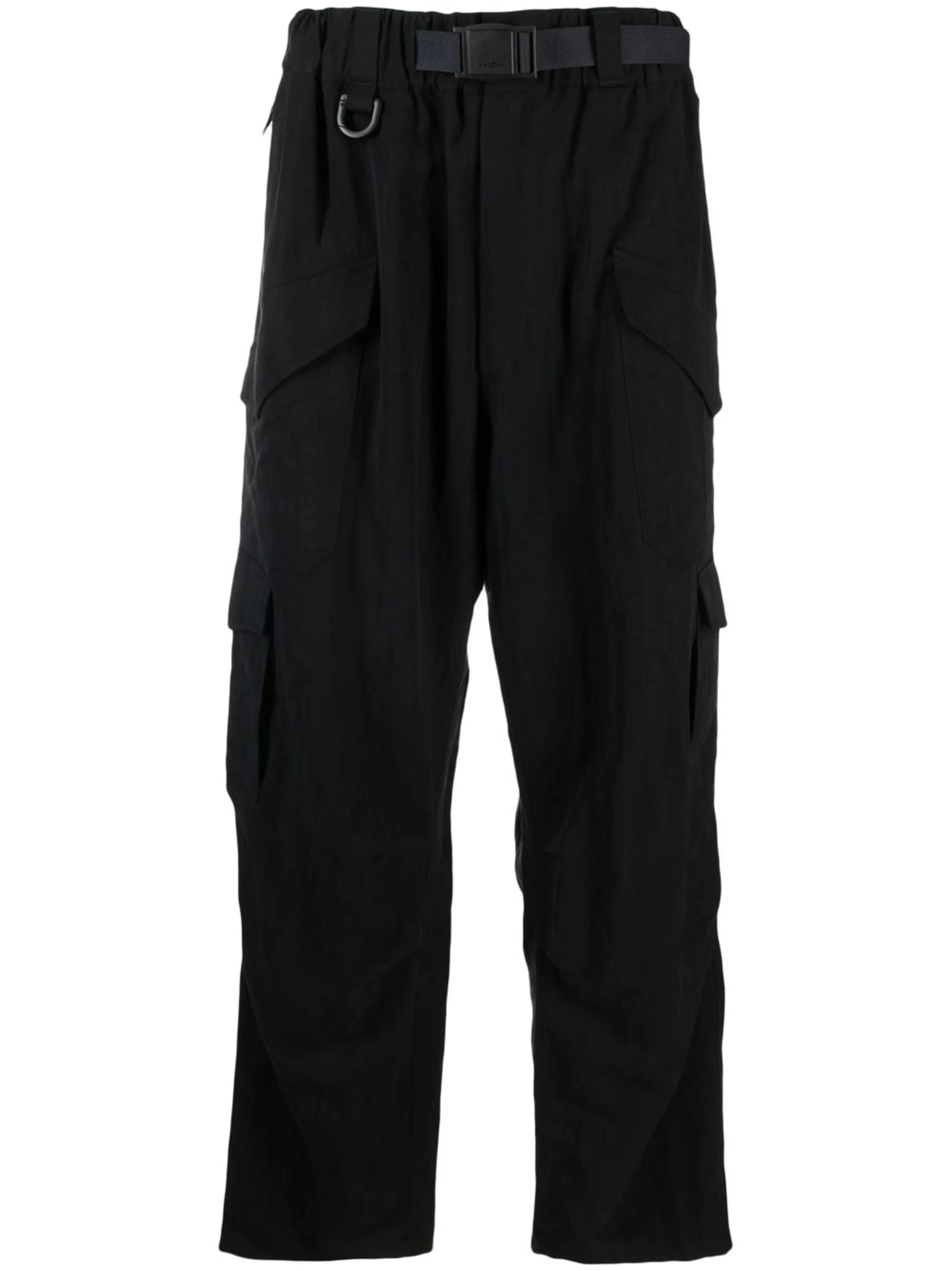 belted cargo trousers