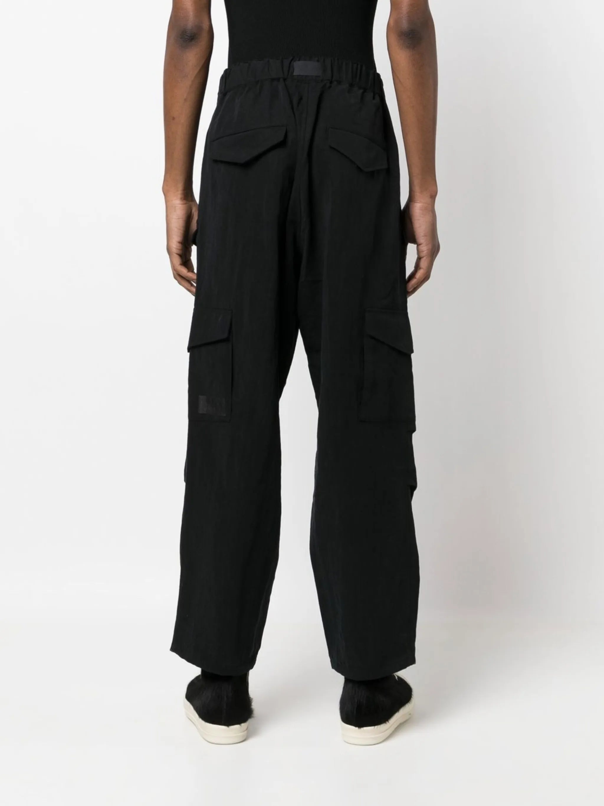 belted cargo trousers