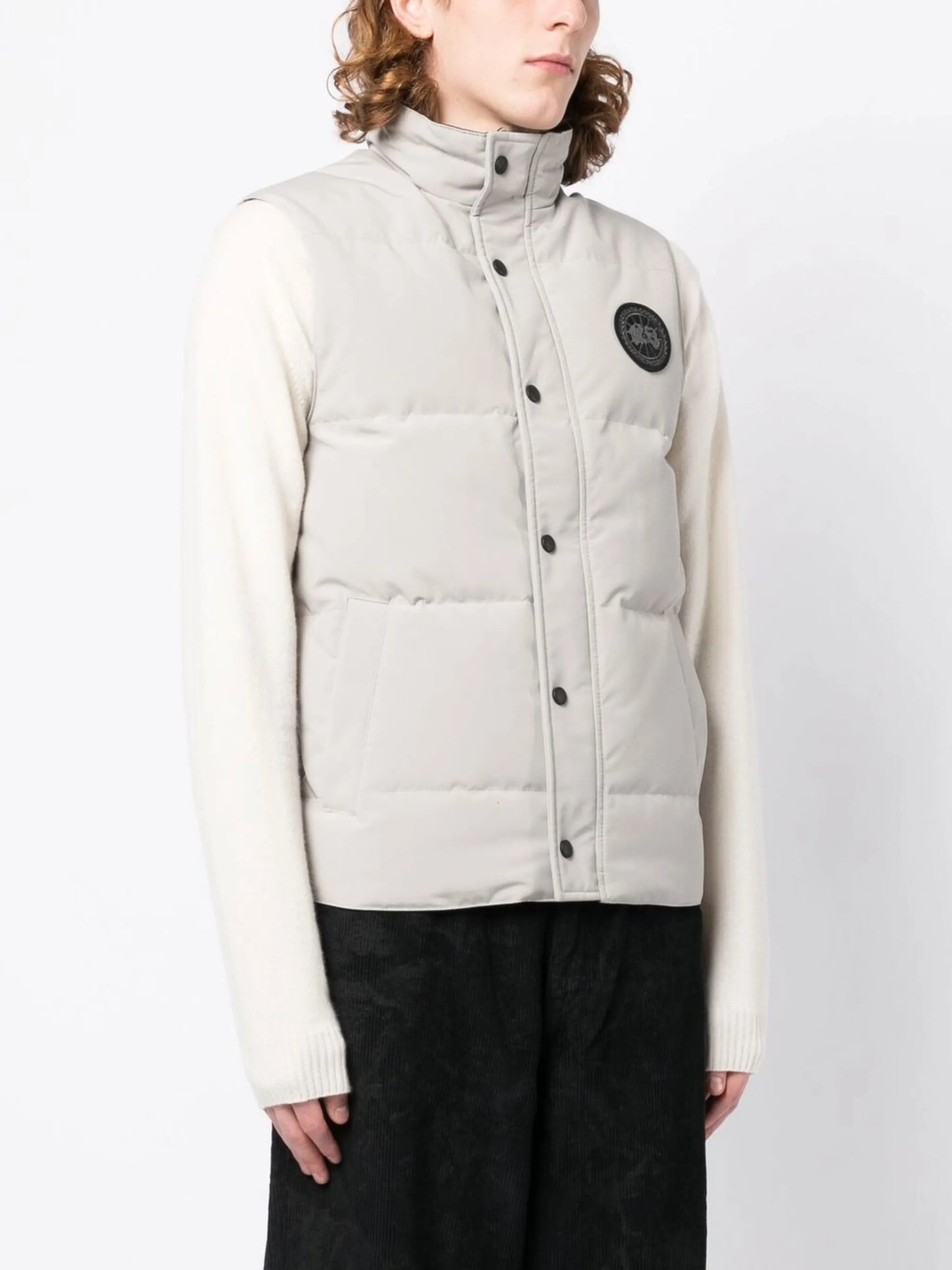 Garson logo-patch gilet