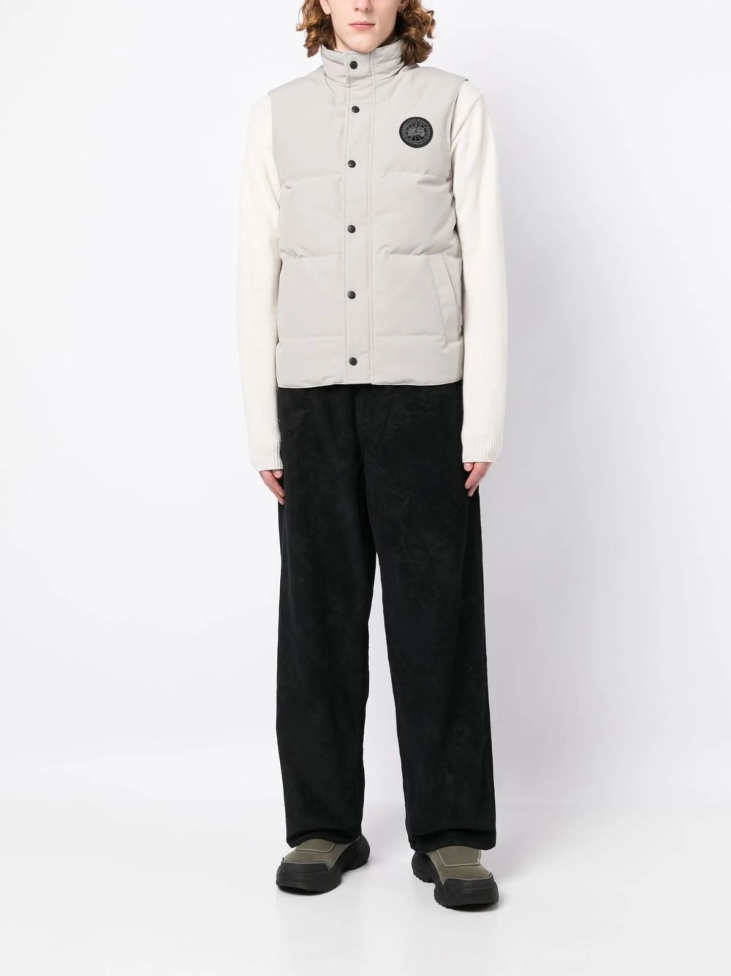 Garson logo-patch gilet
