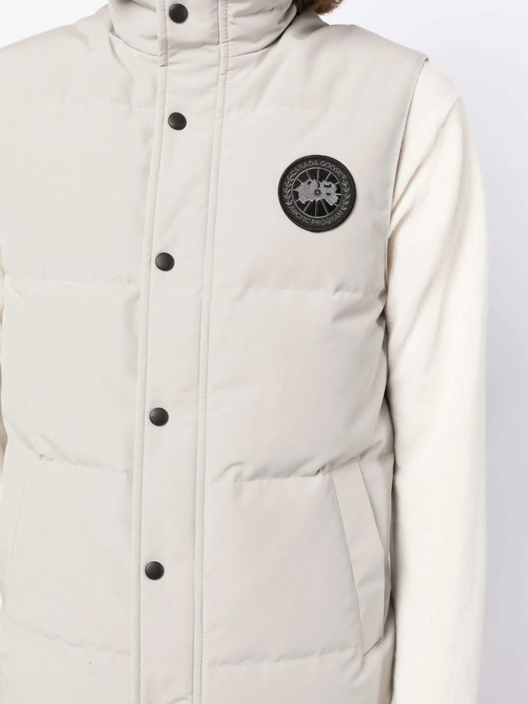 Garson logo-patch gilet