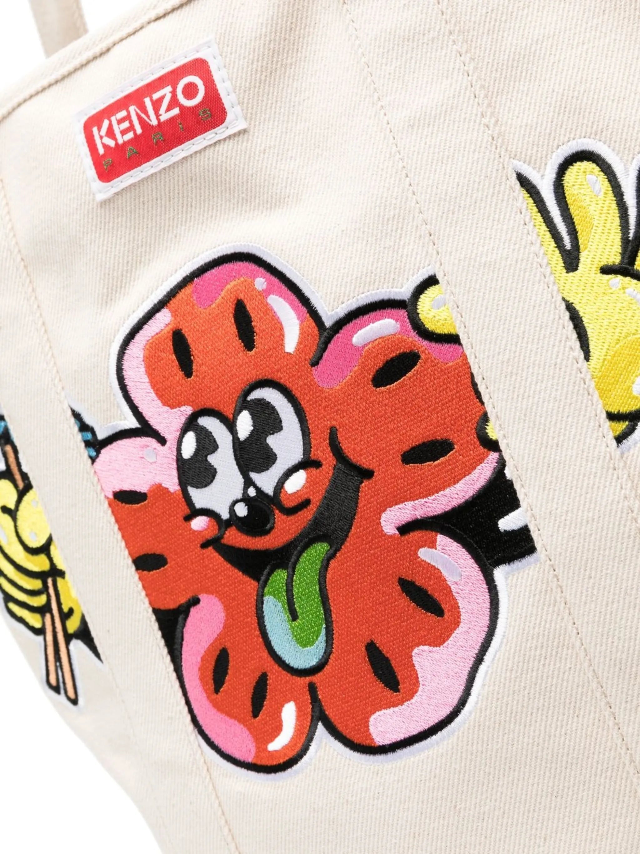 logo-patch tote bag