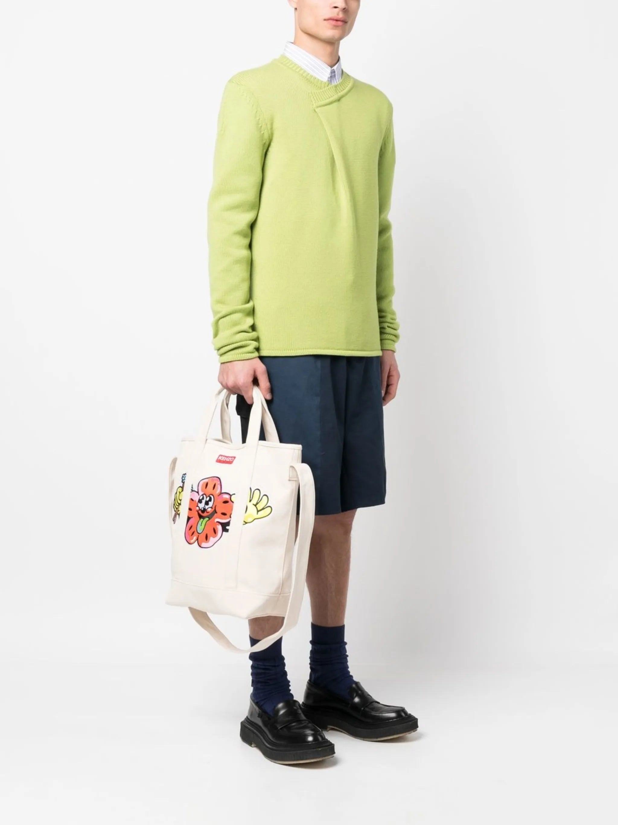 logo-patch tote bag