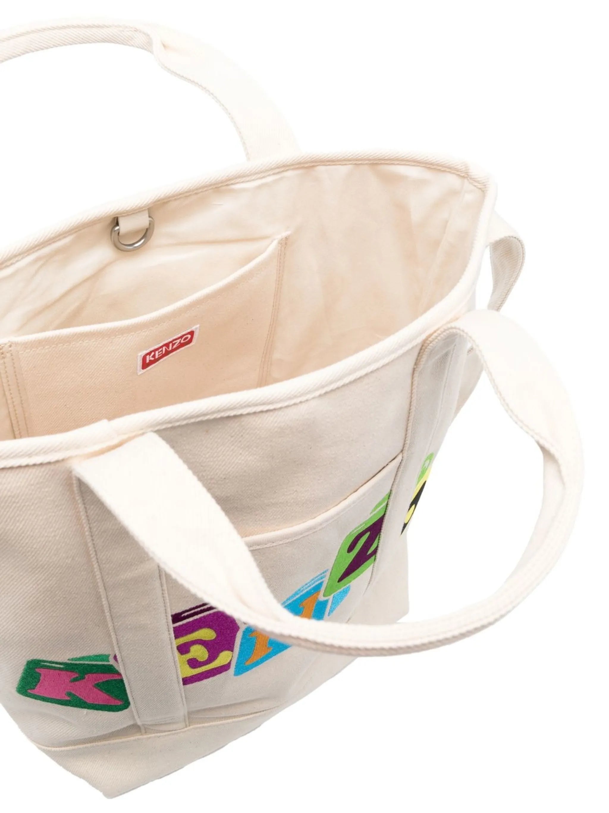 logo-patch tote bag
