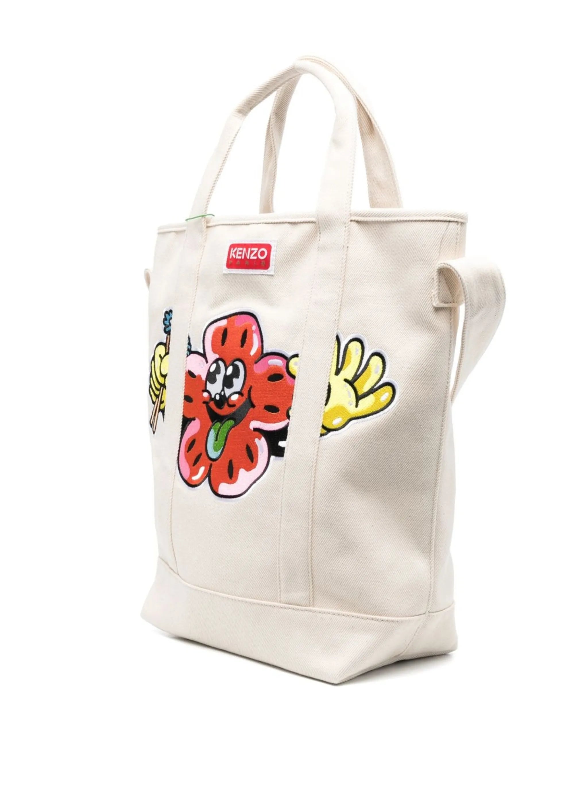 logo-patch tote bag