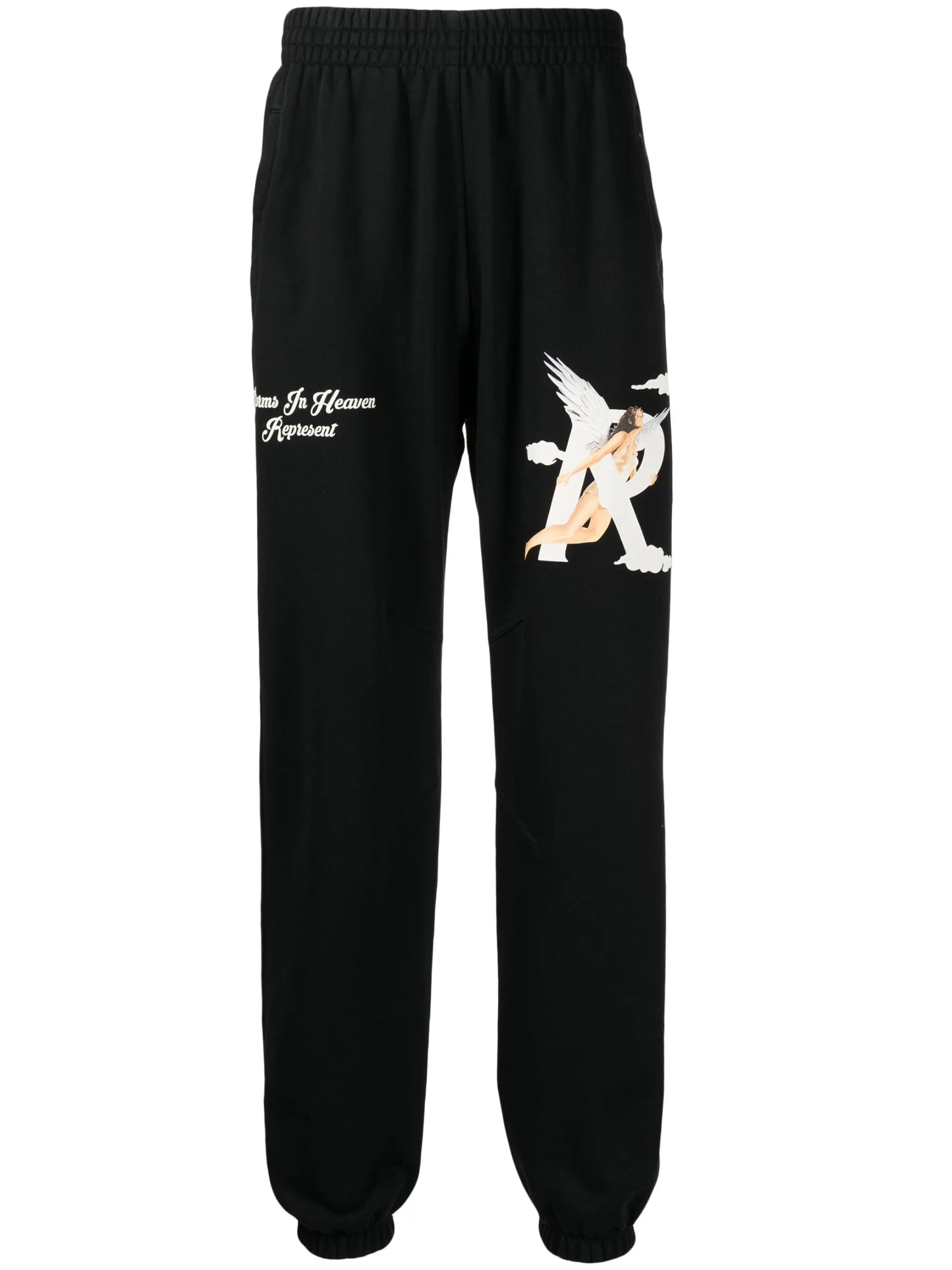 logo-print cotton track pants