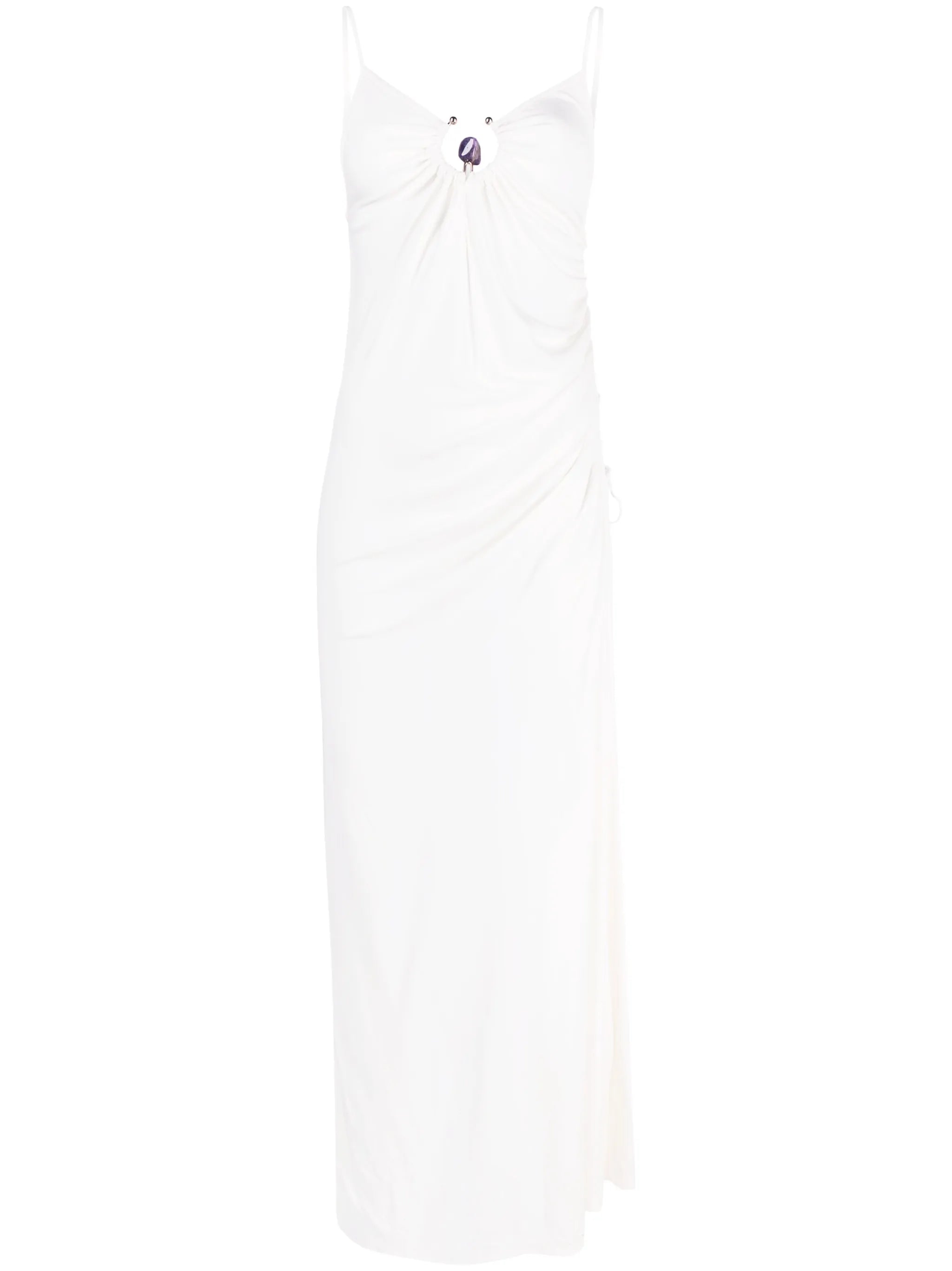 Duality Orbit ruched maxi dress