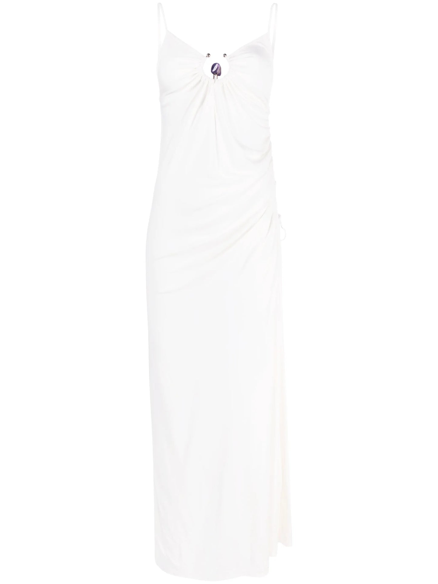 Duality Orbit ruched maxi dress