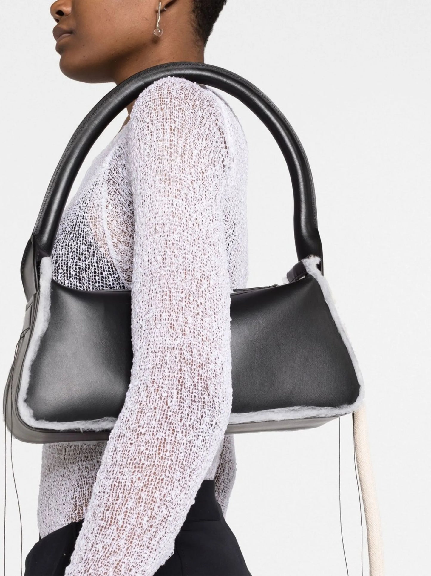 Savvas leather shoulder bag