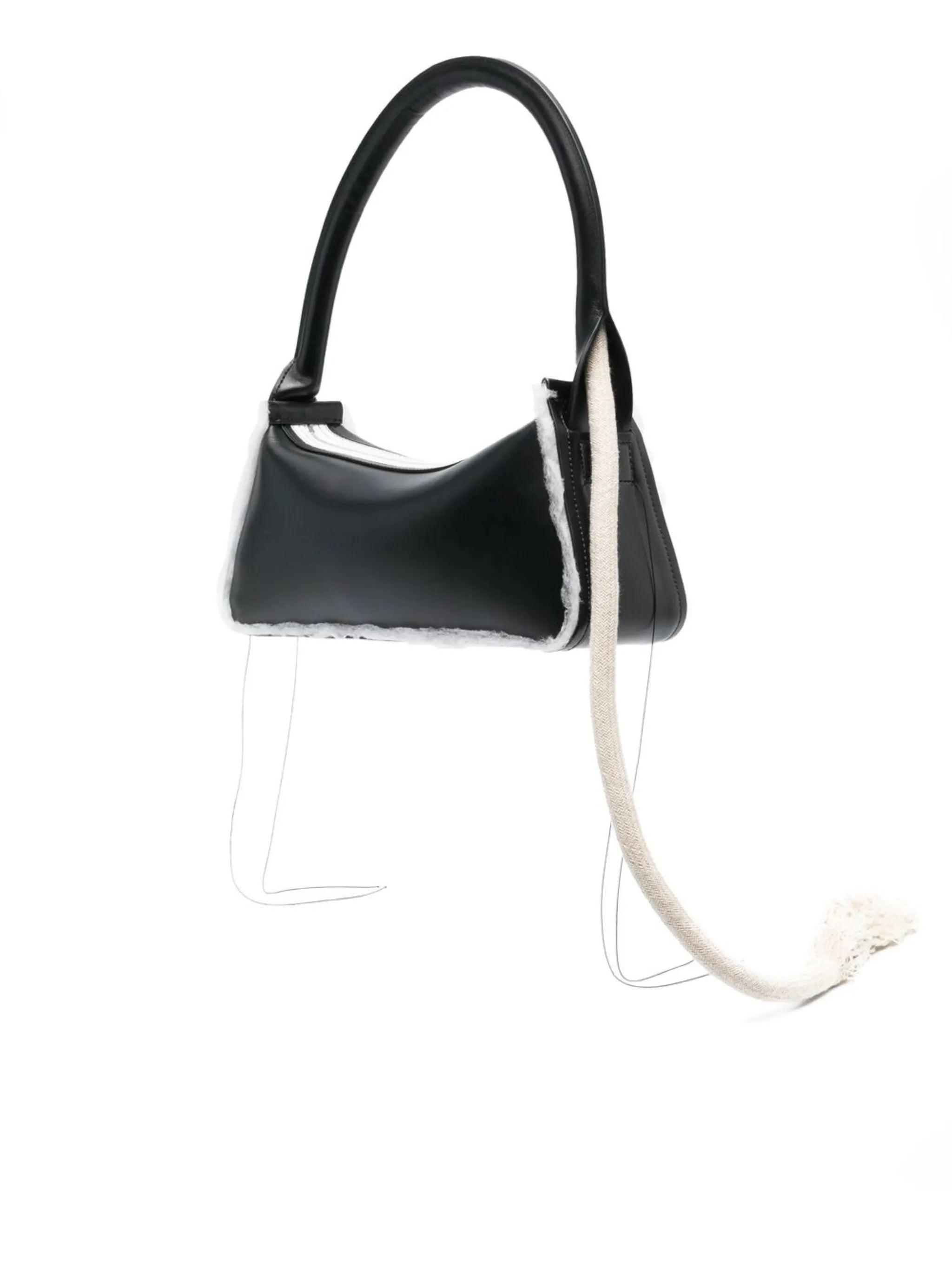 Savvas leather shoulder bag