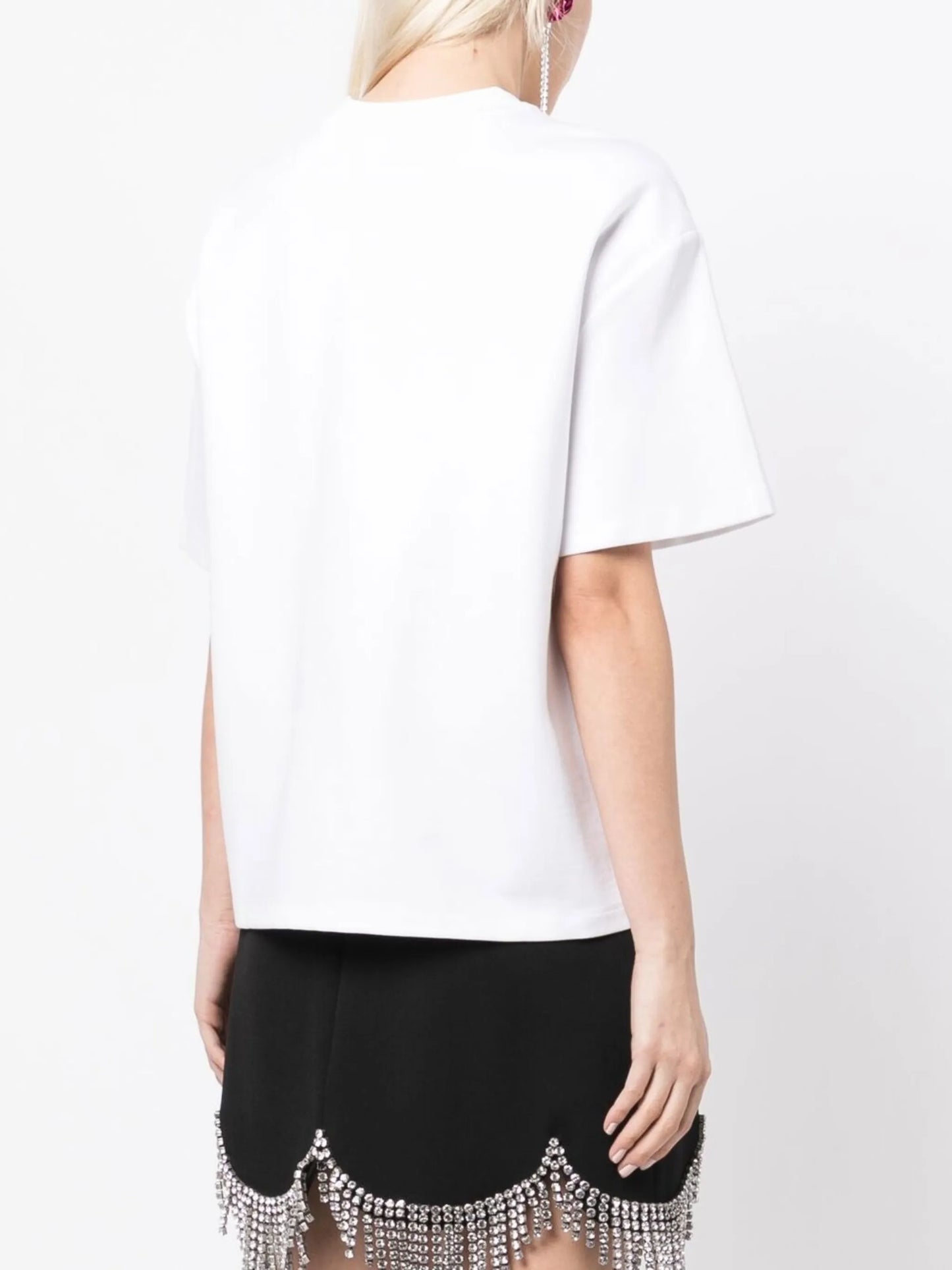 embellished cut-out T-shirt