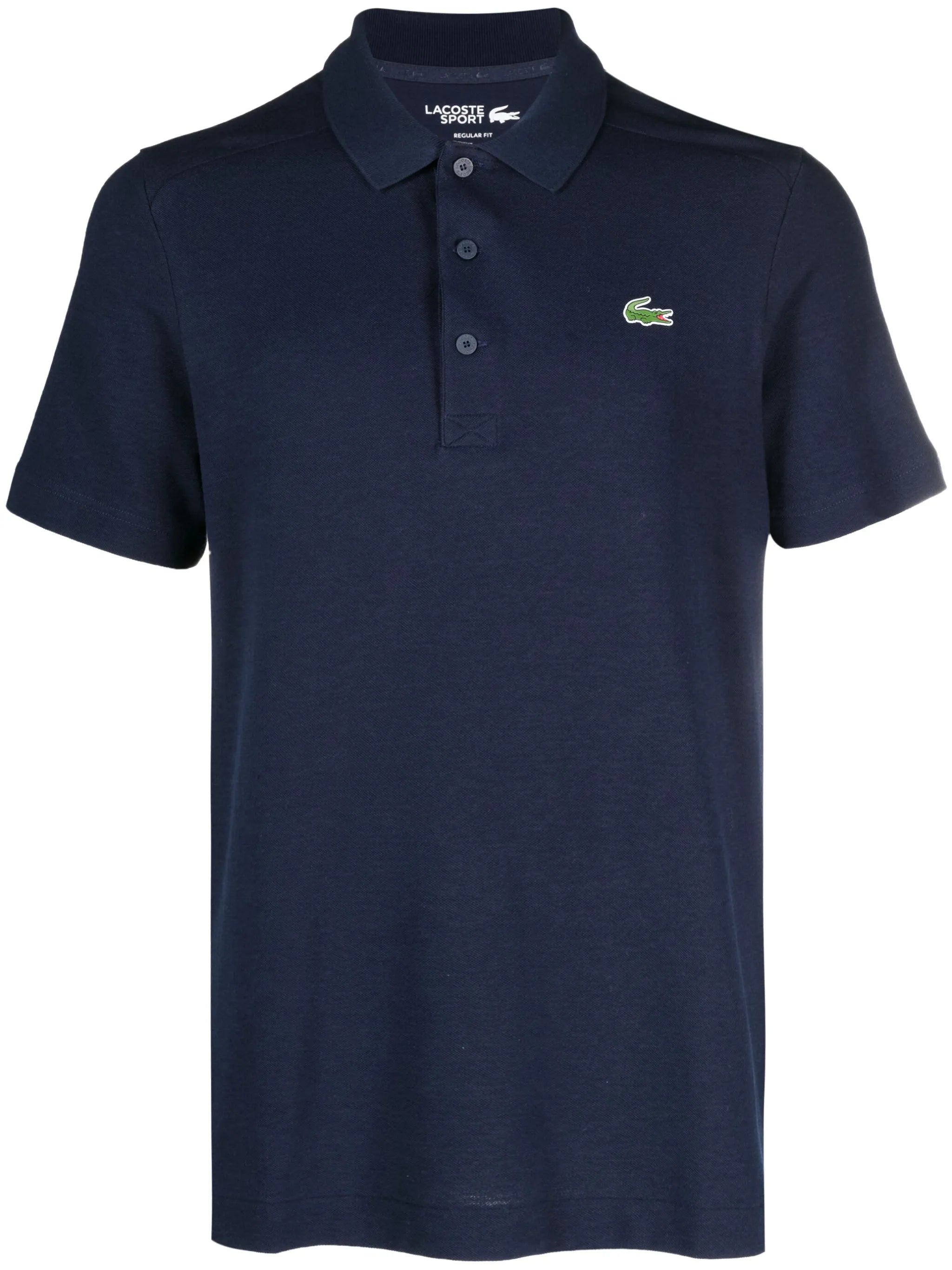 logo-patch short-sleeve polo shirt