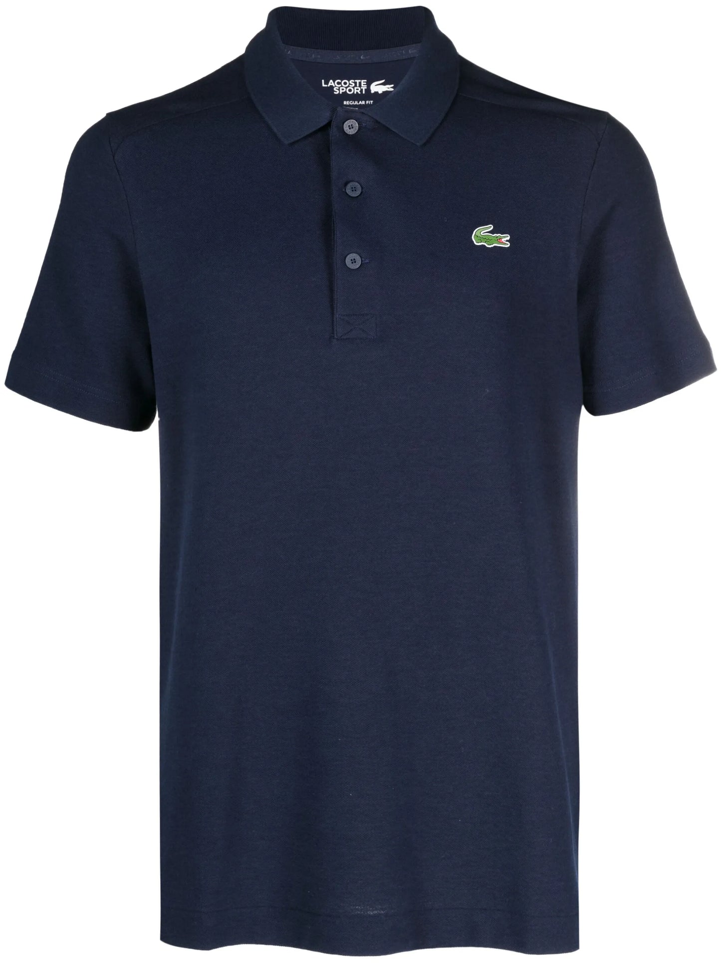 logo-patch short-sleeve polo shirt