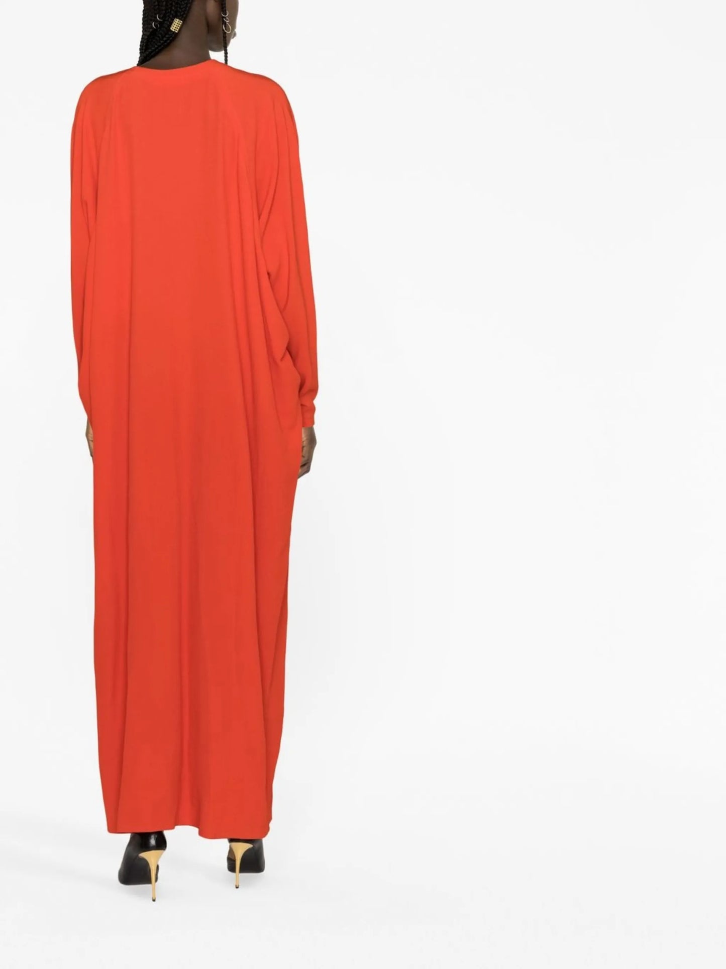 draped kaftan dress