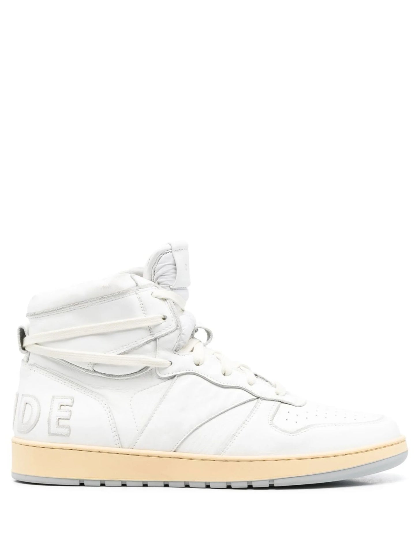 logo patch hi-top sneakers