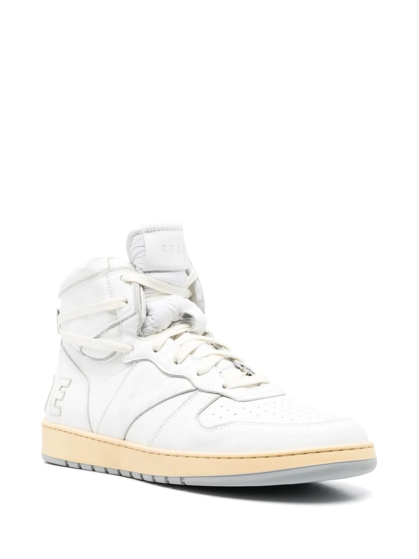 logo patch hi-top sneakers
