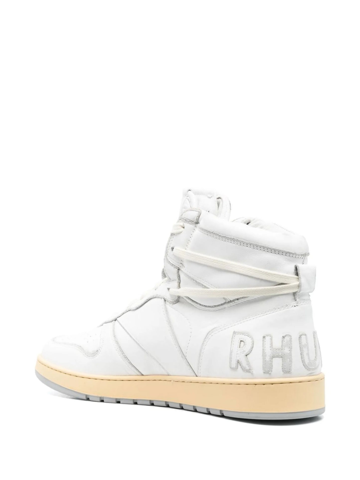 logo patch hi-top sneakers