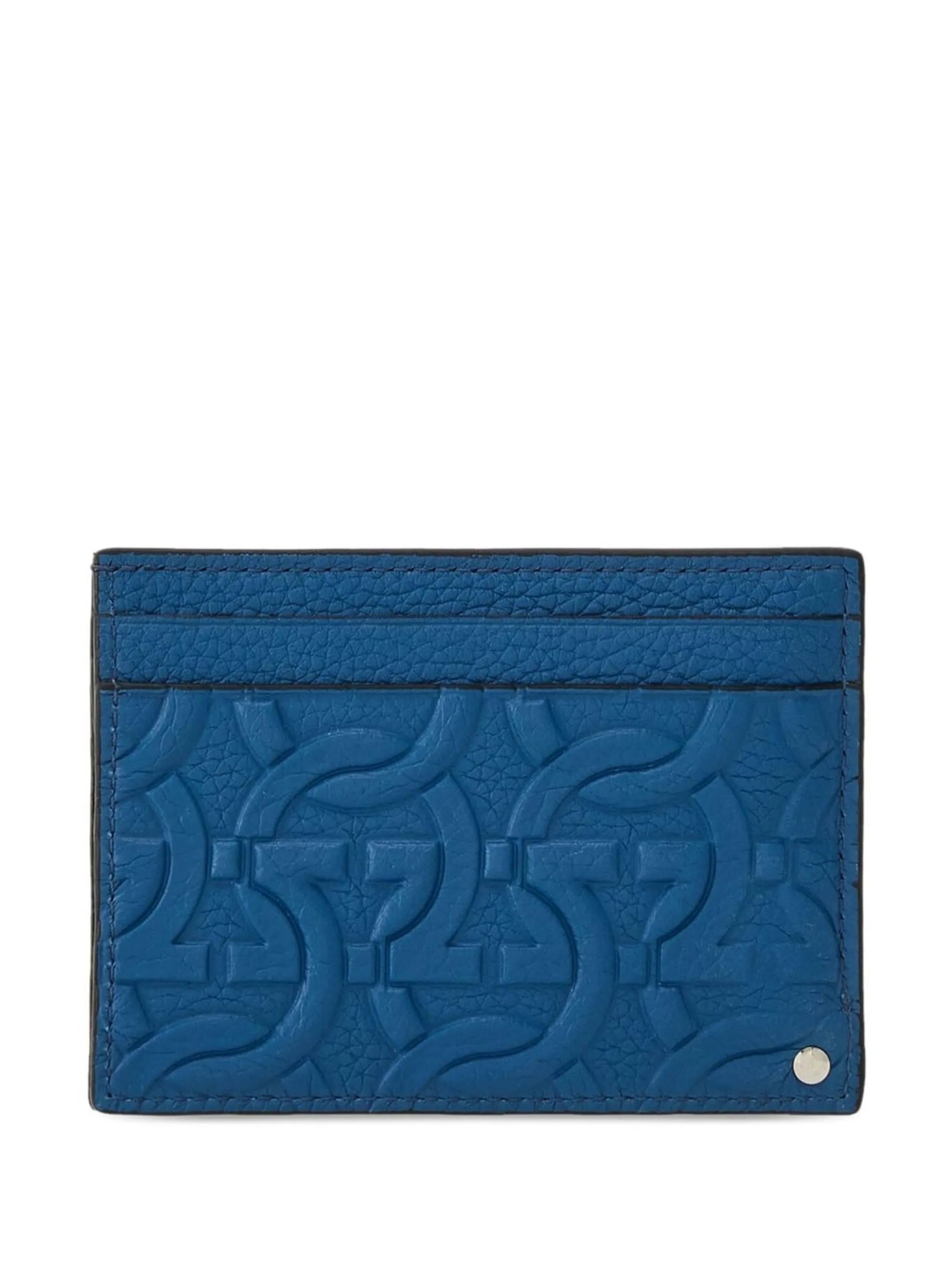 Gancini embossed-logo cardholder
