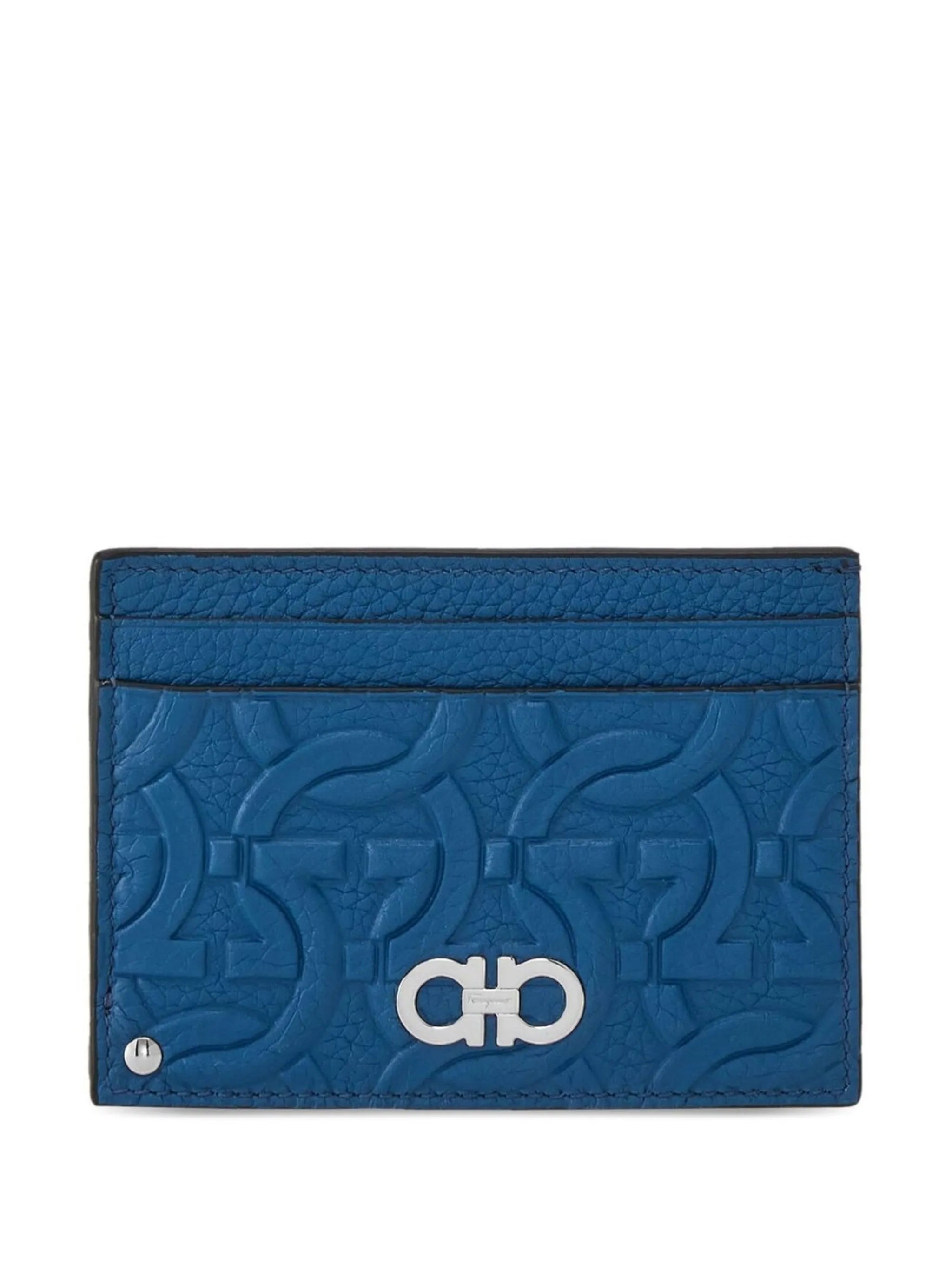 Gancini embossed-logo cardholder
