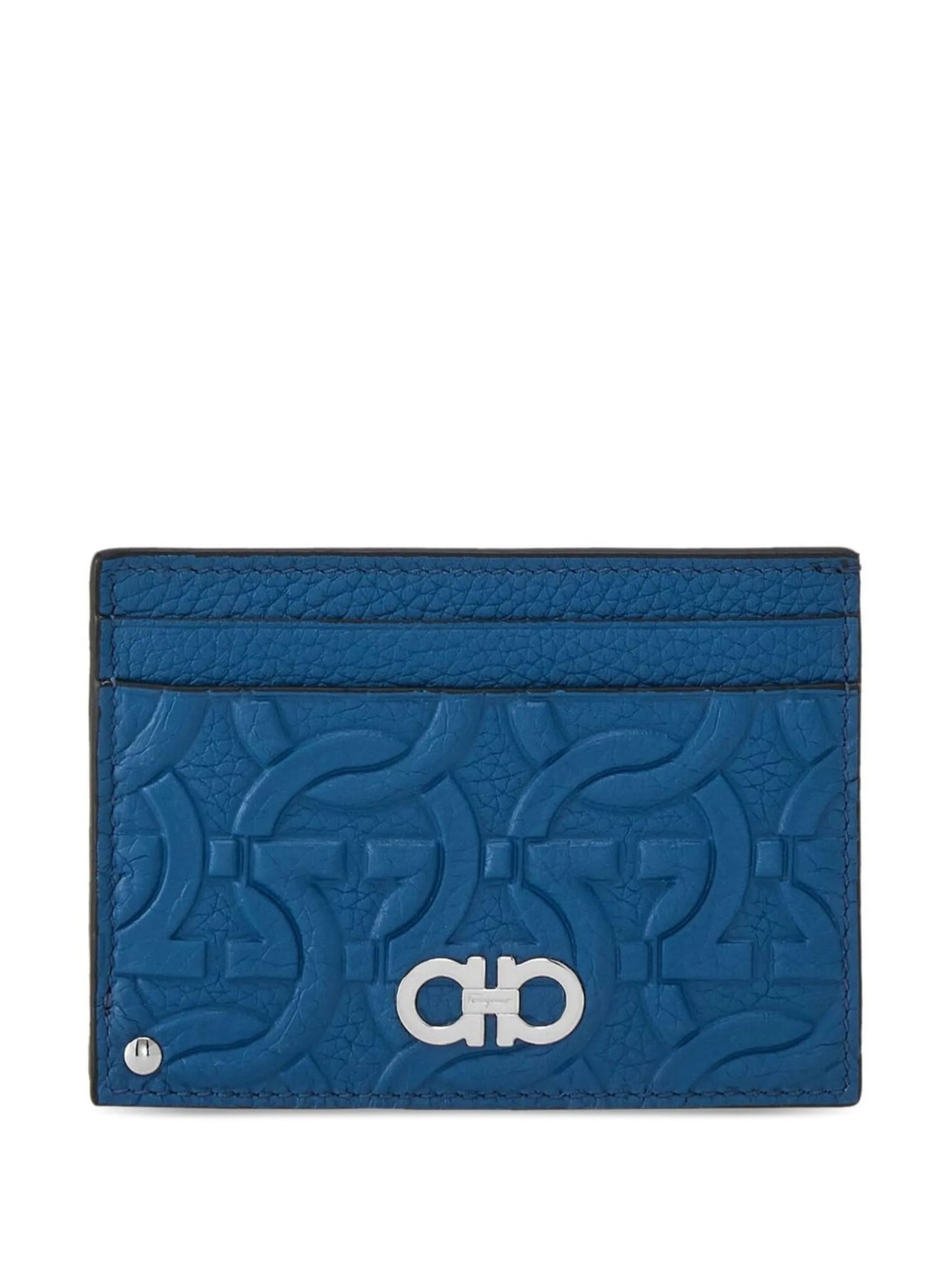 Gancini embossed-logo cardholder