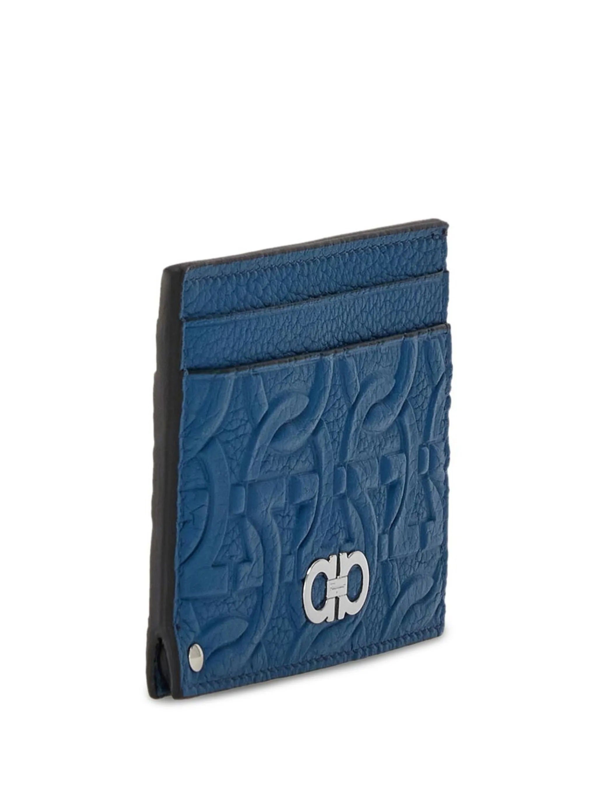 Gancini embossed-logo cardholder