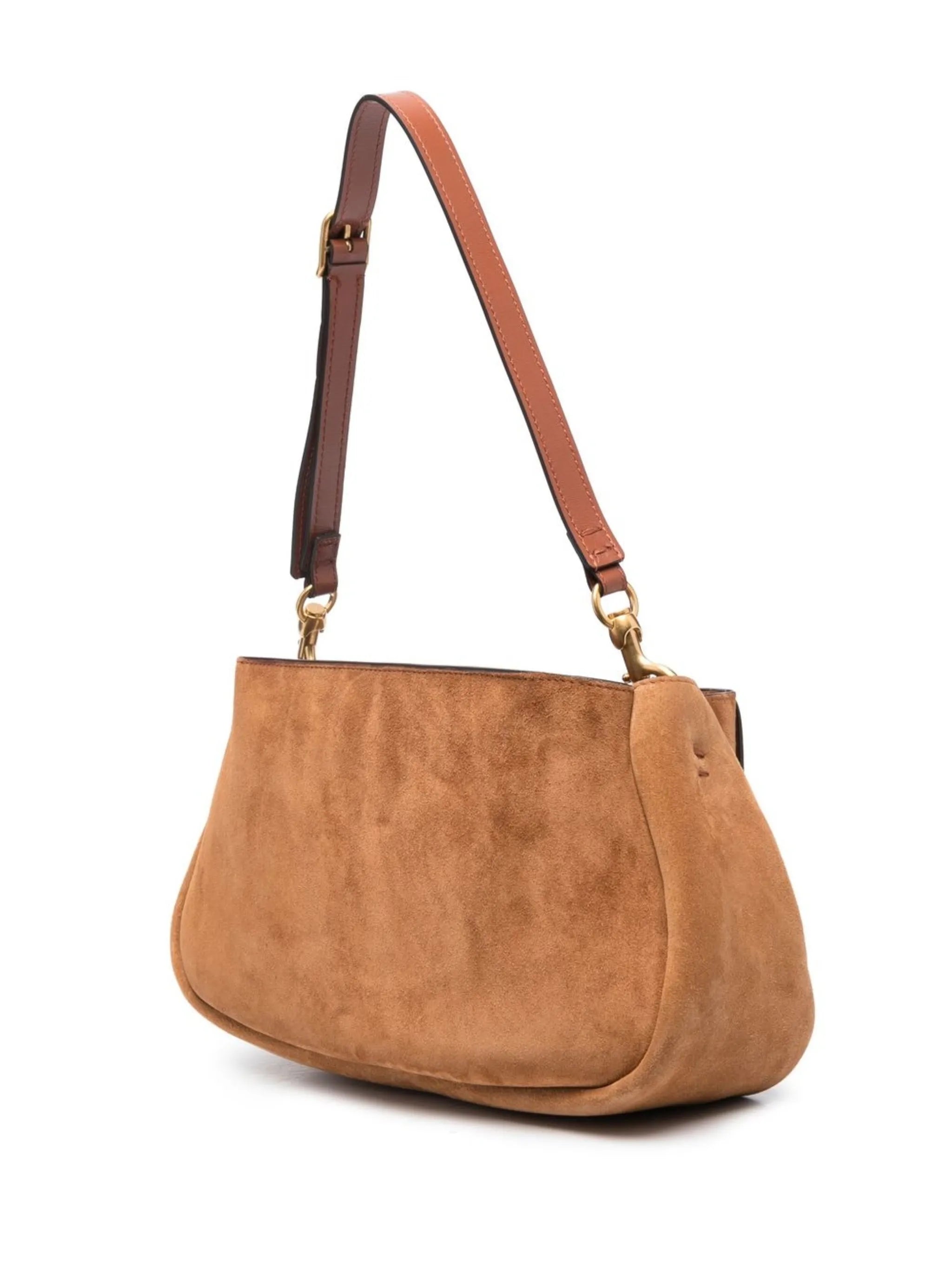 Marcie suede shoulder bag