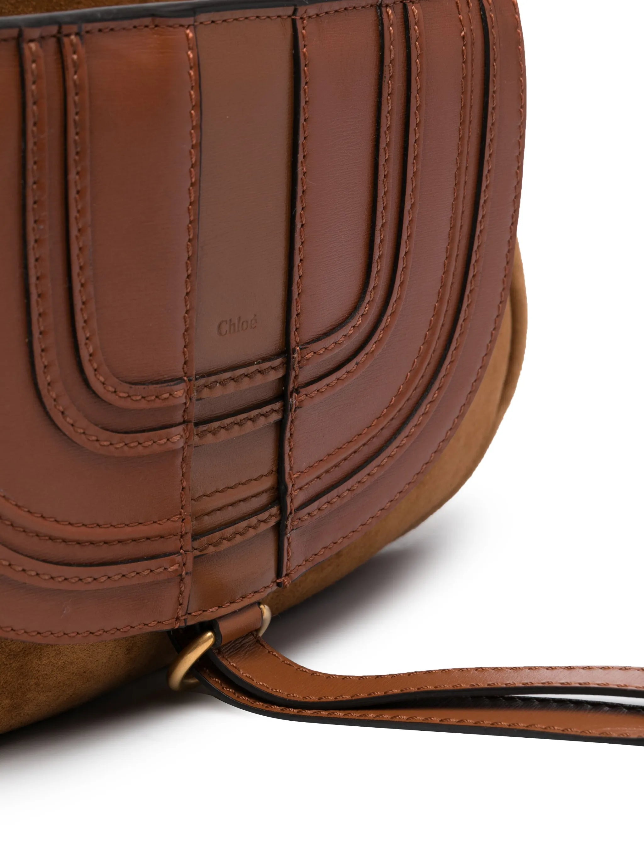 Marcie suede shoulder bag
