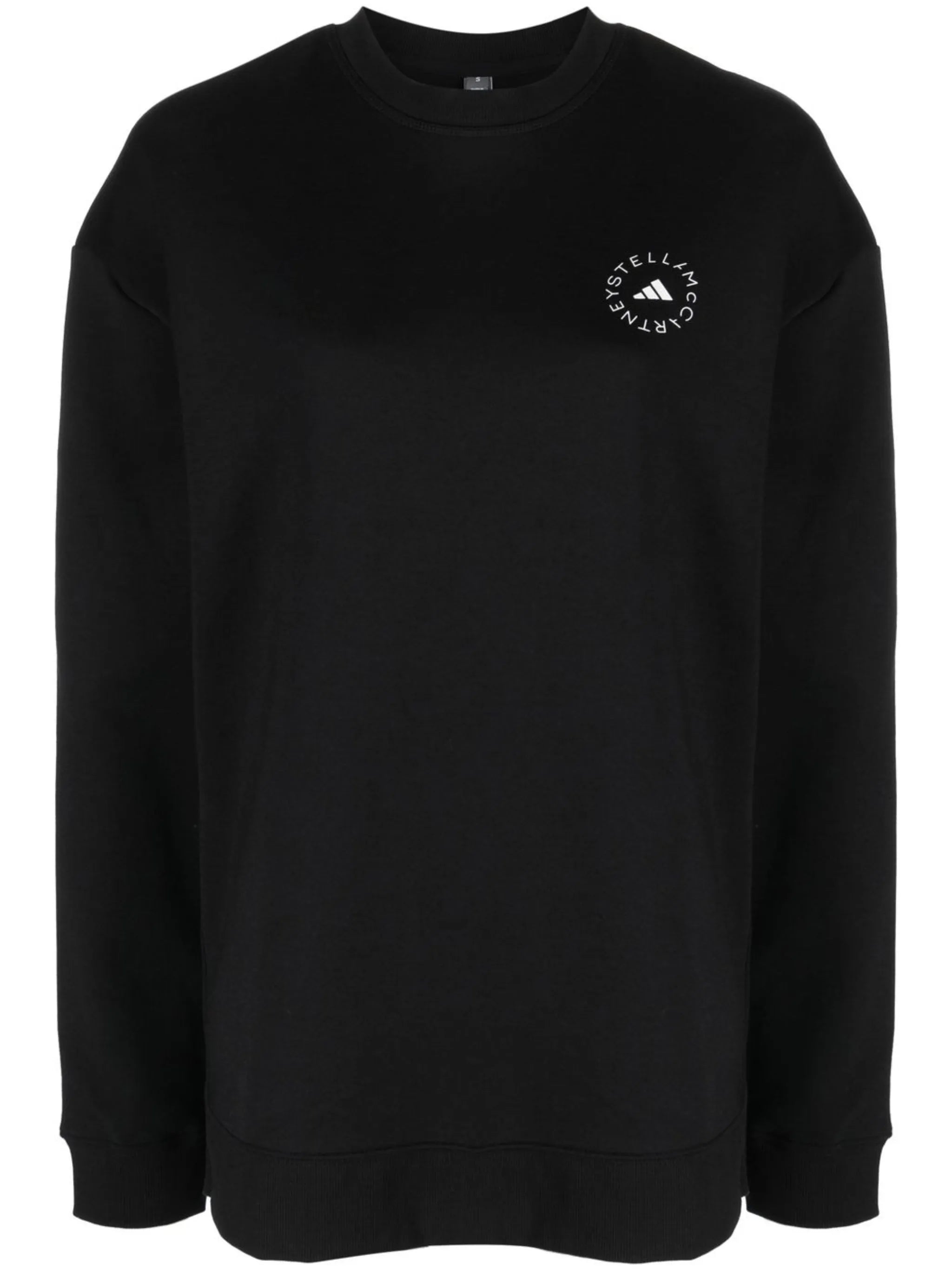 logo-print crew neck sweatshirt