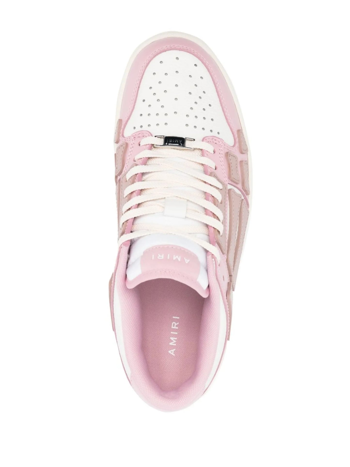 lace-up panelled sneakers