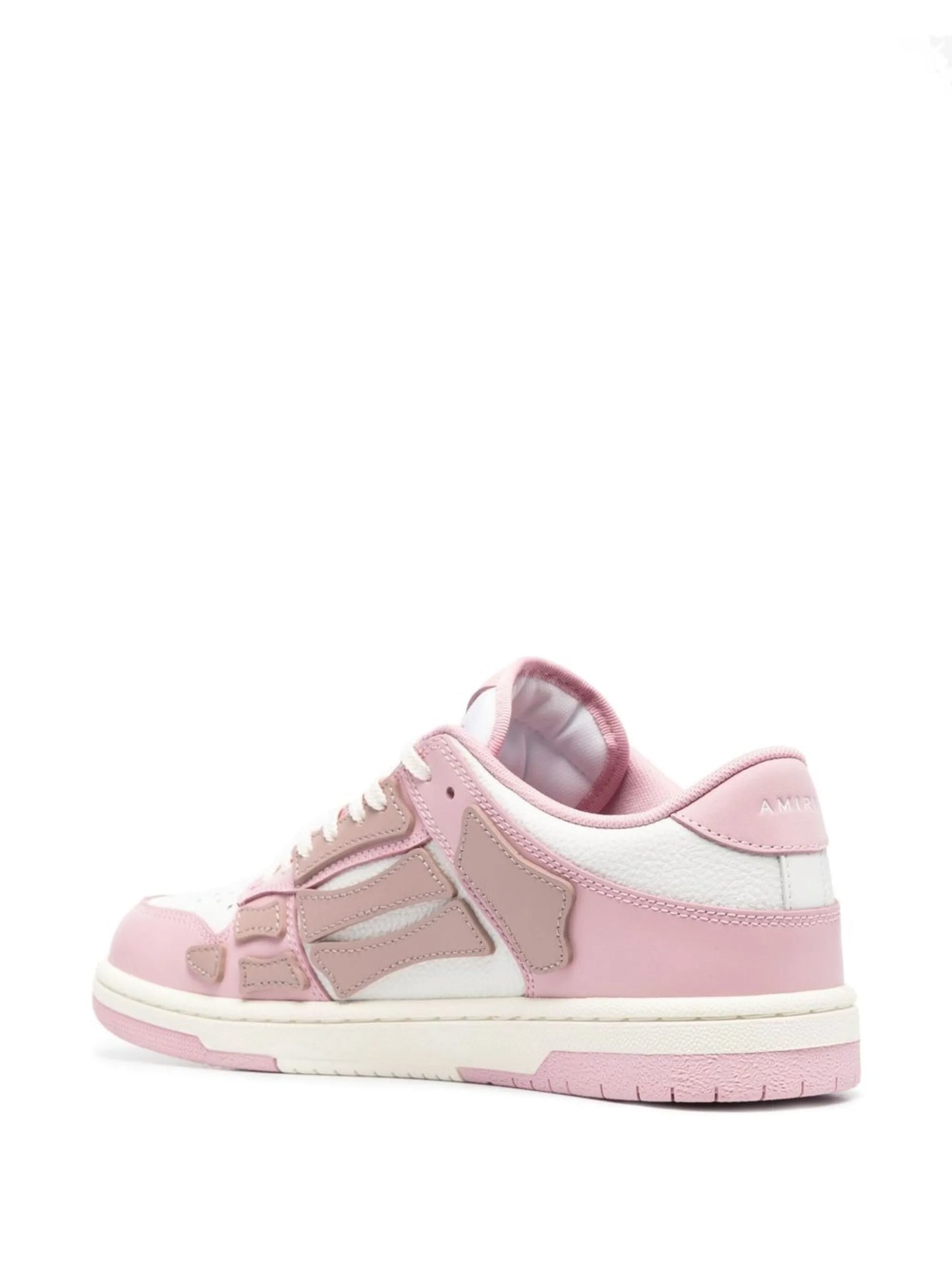 lace-up panelled sneakers