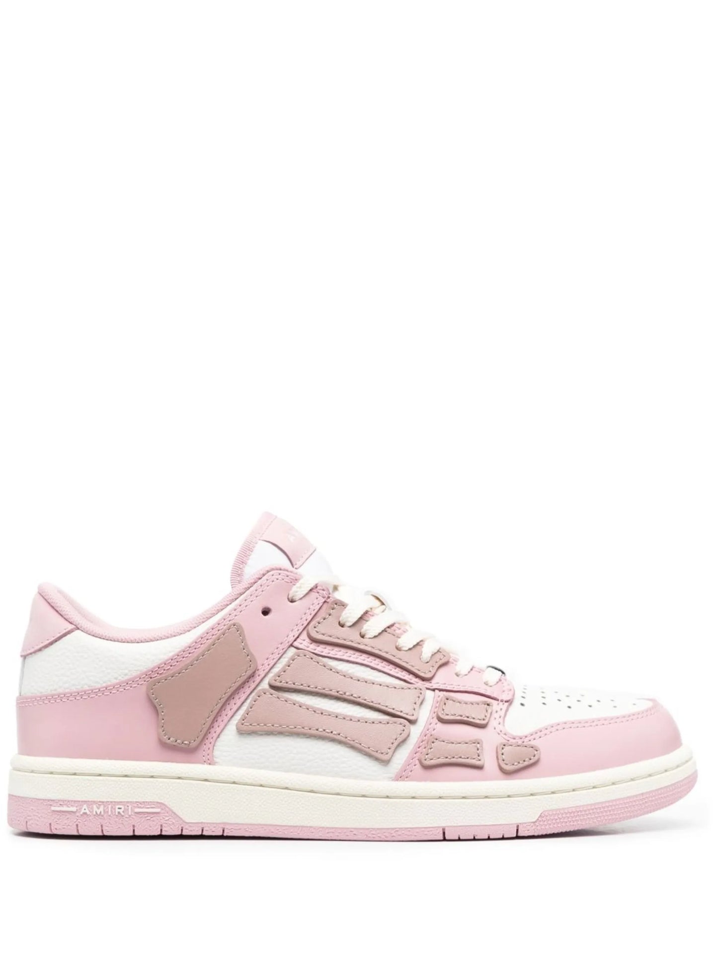lace-up panelled sneakers