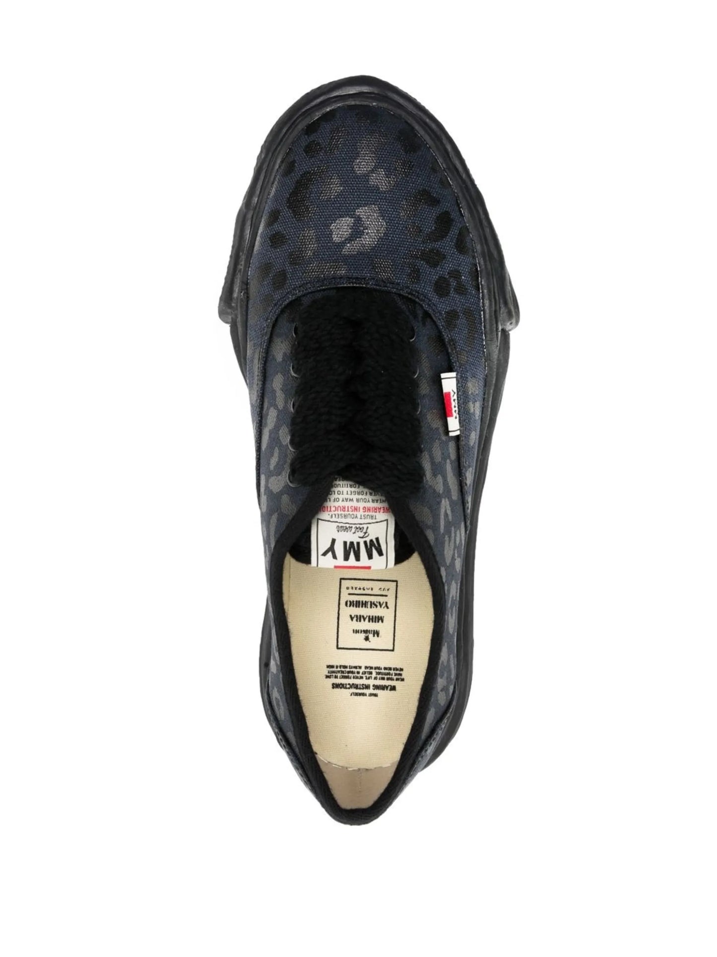 leopard-print low-top sneakers