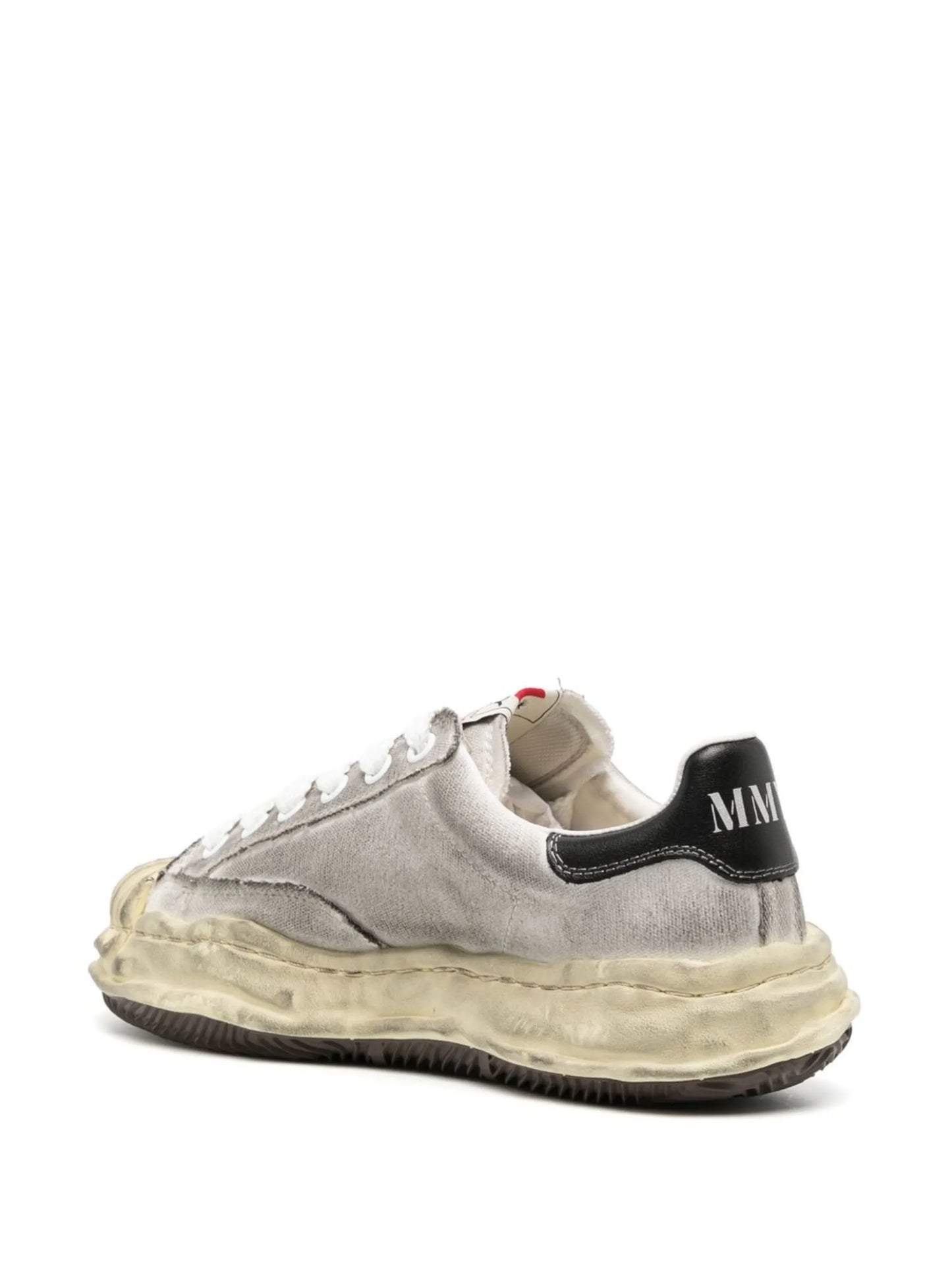BLAKEY distressed canvas sneakers