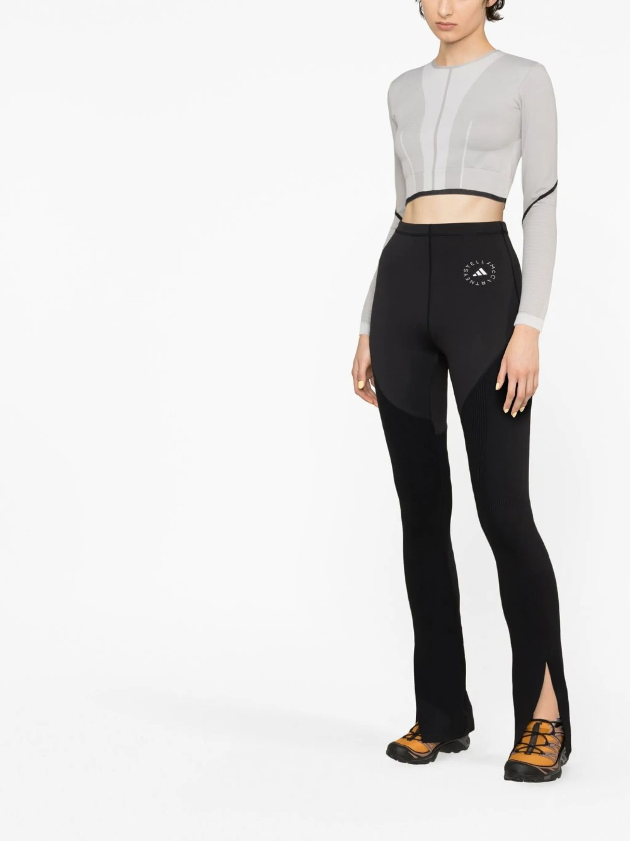 logo-print high-waisted leggings