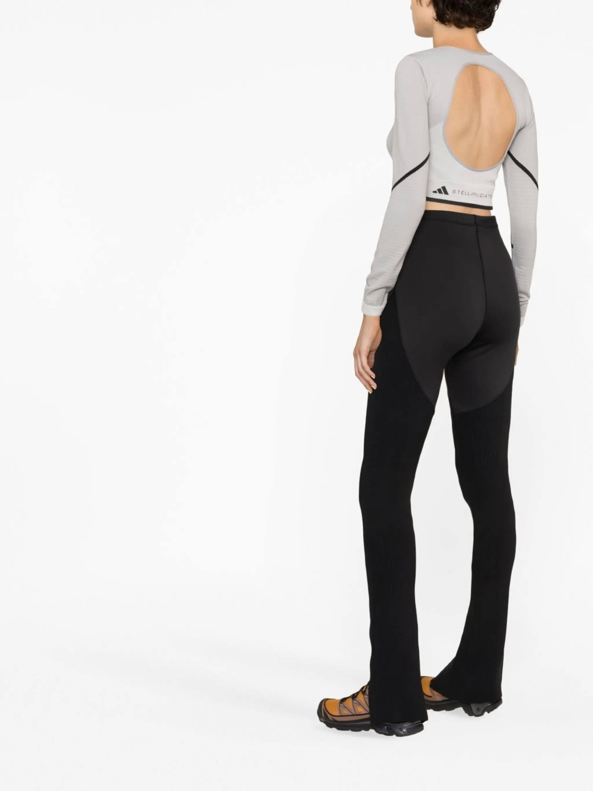 logo-print high-waisted leggings