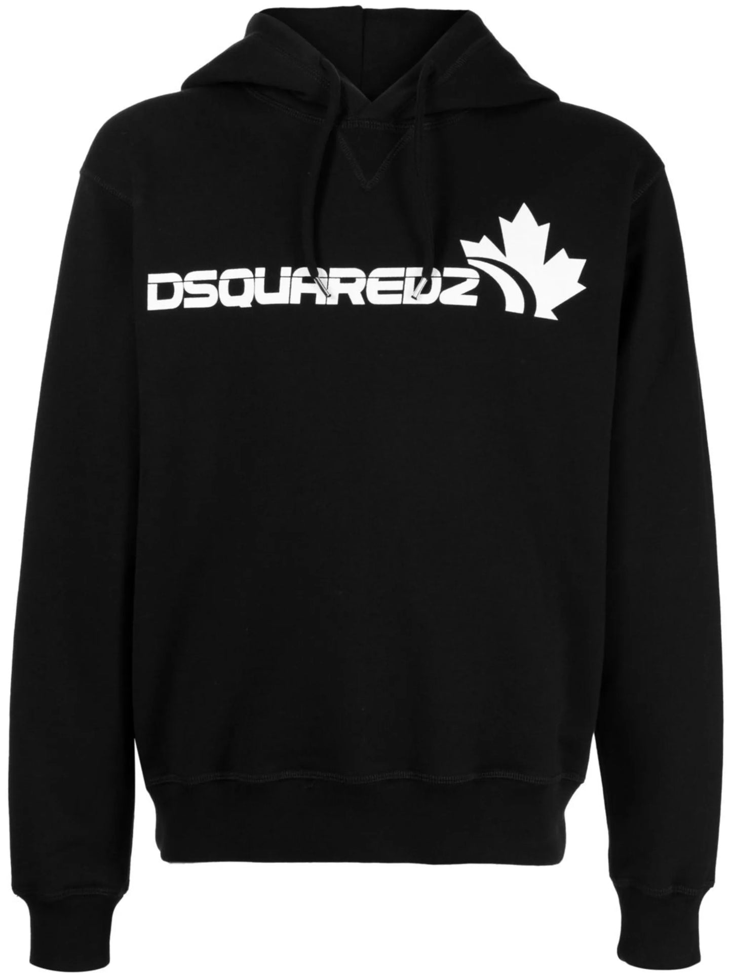 logo-print long-sleeve hoodie