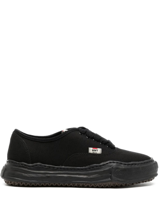low-top canvas sneakers