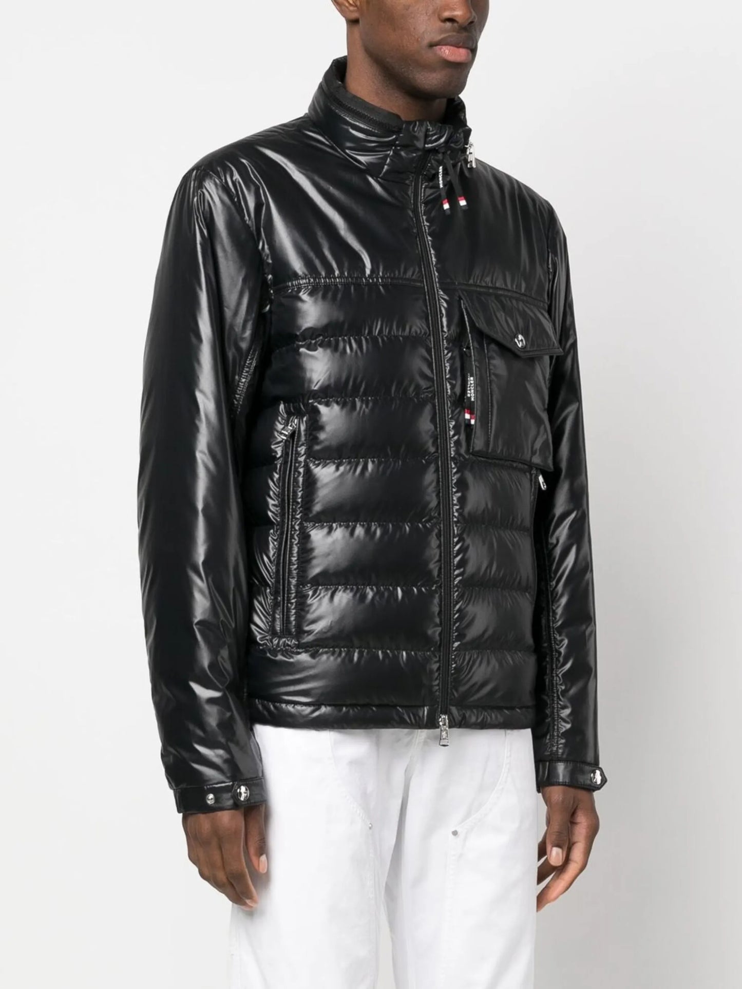 high-neck puffer jacket