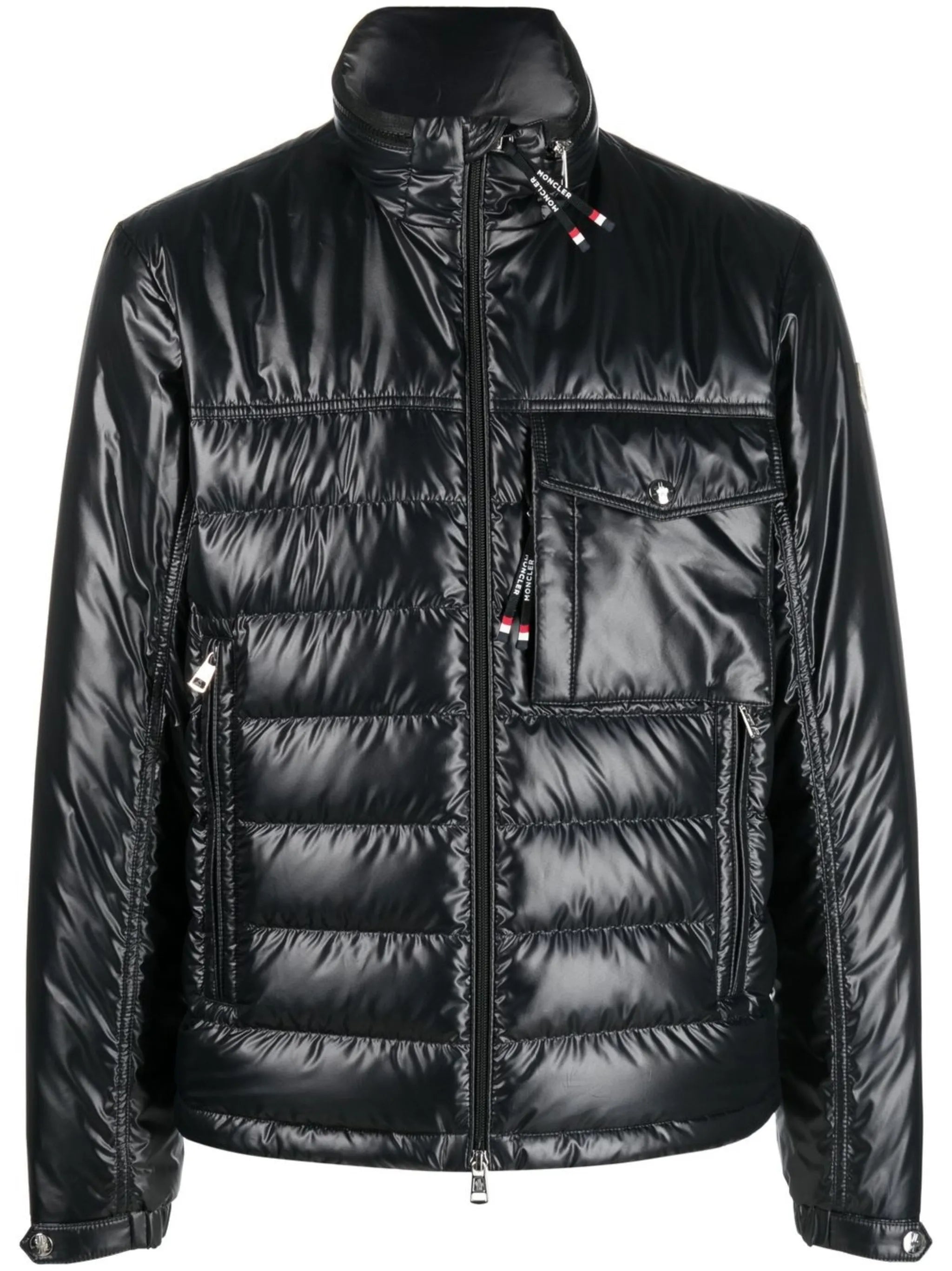 high-neck puffer jacket