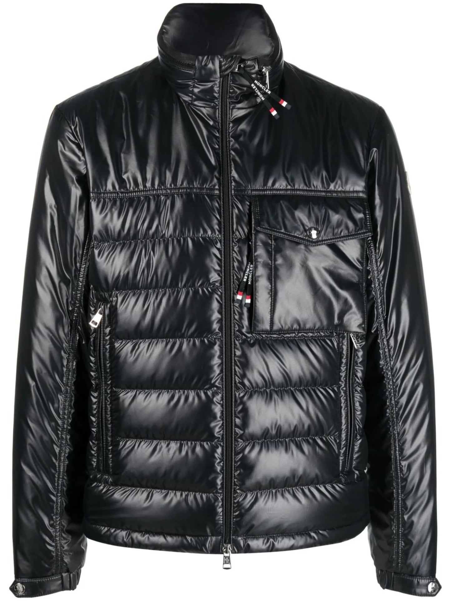 high-neck puffer jacket