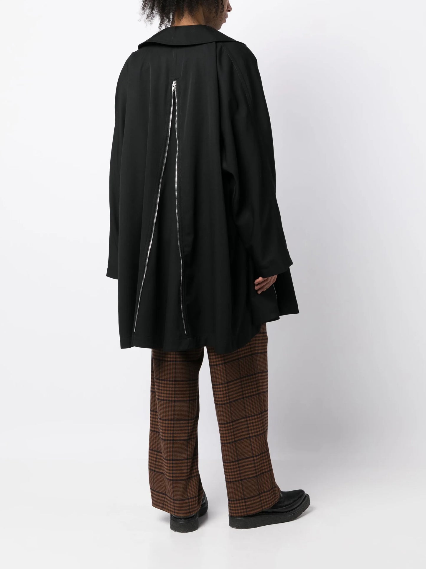 double-breasted wool coat
