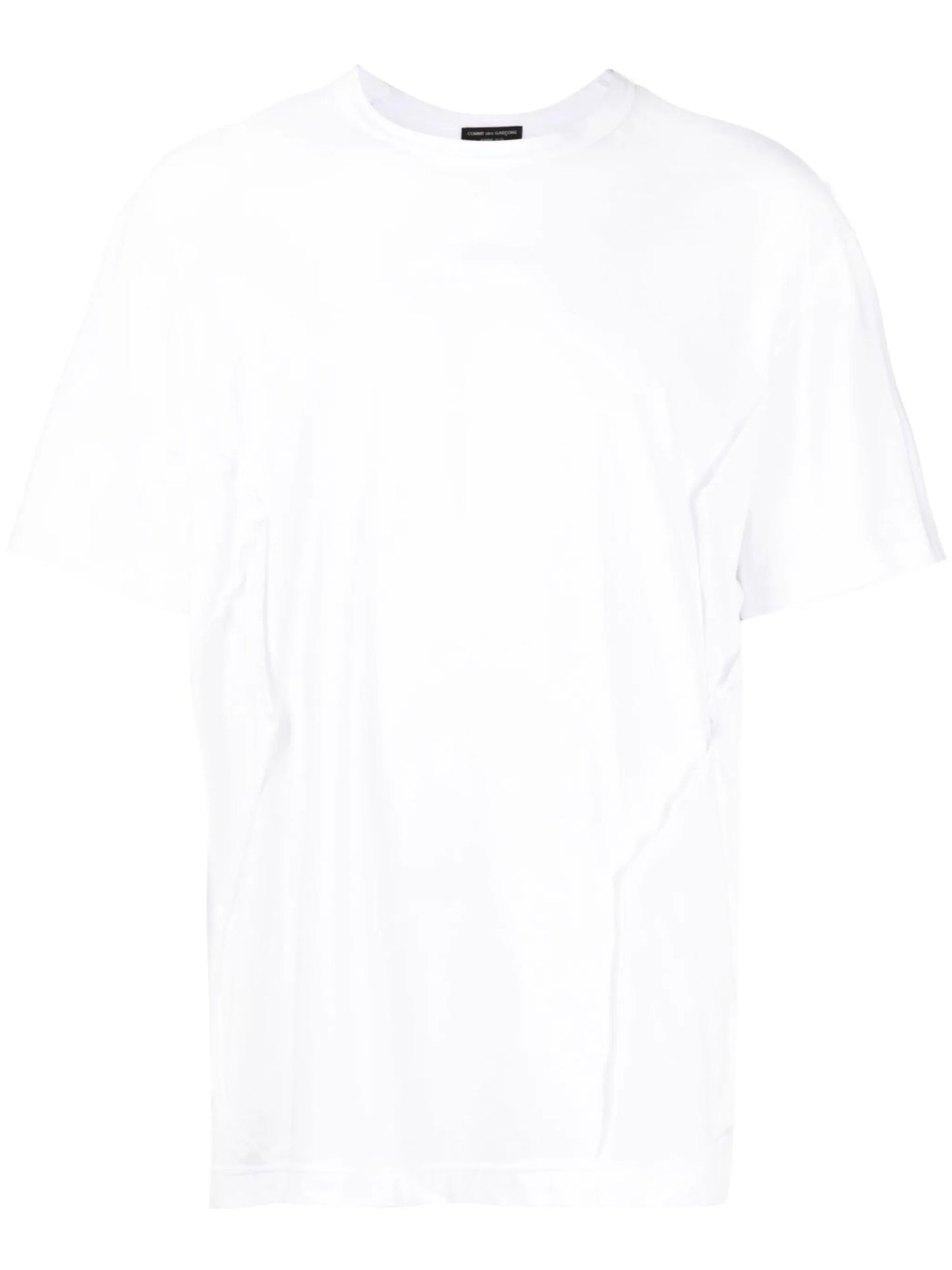 seam-detail cotton T-shirt
