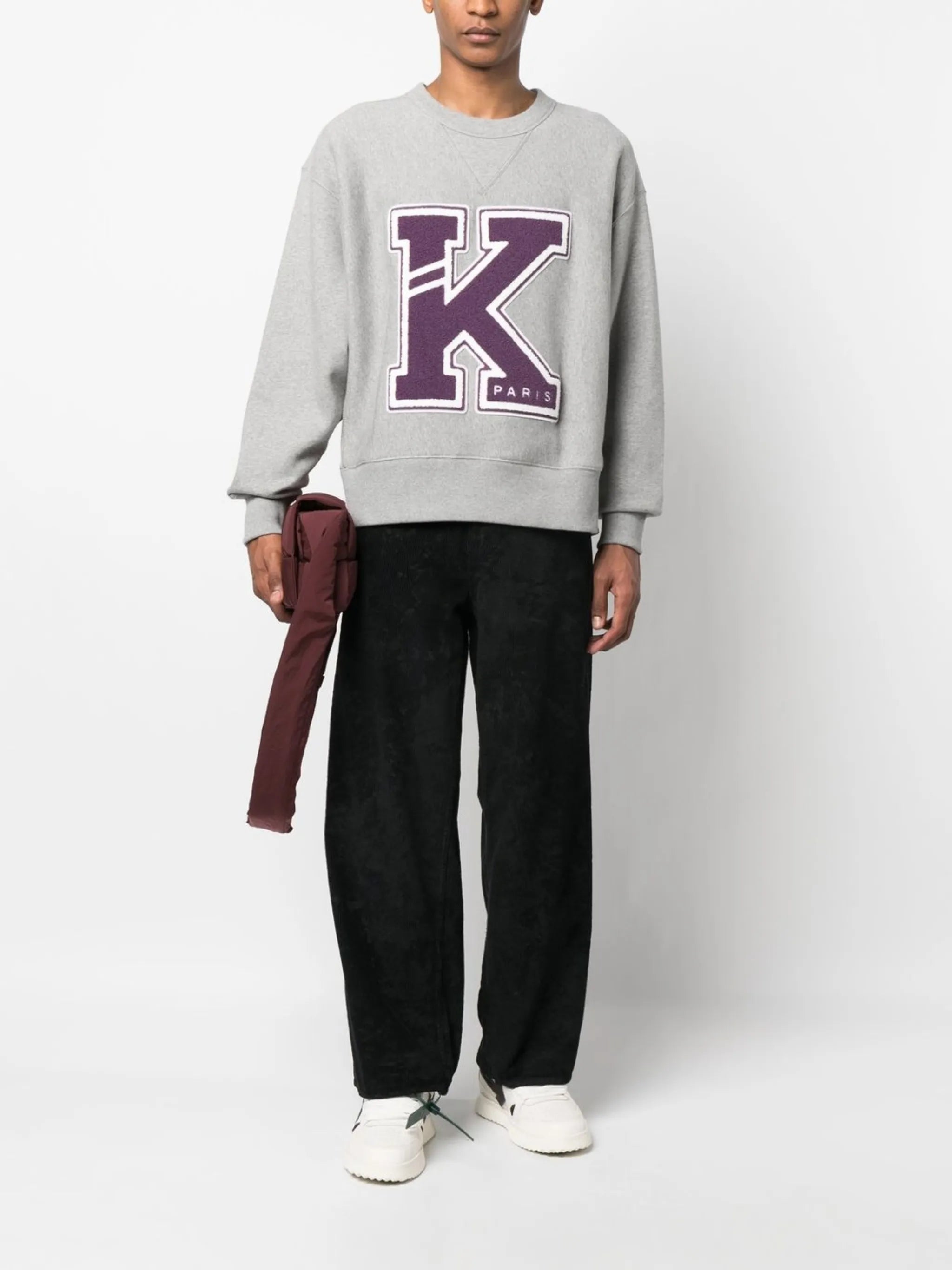 logo-patch detail sweatshirt