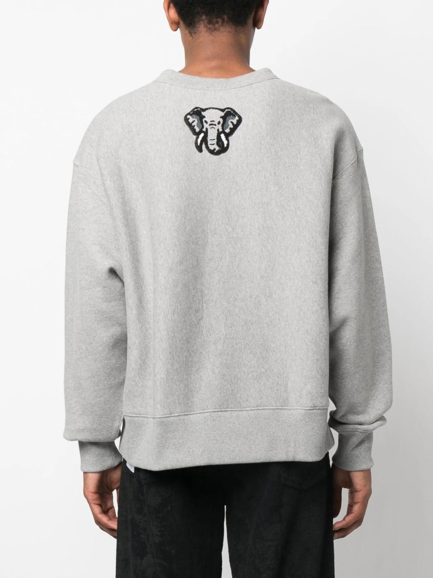 logo-patch detail sweatshirt
