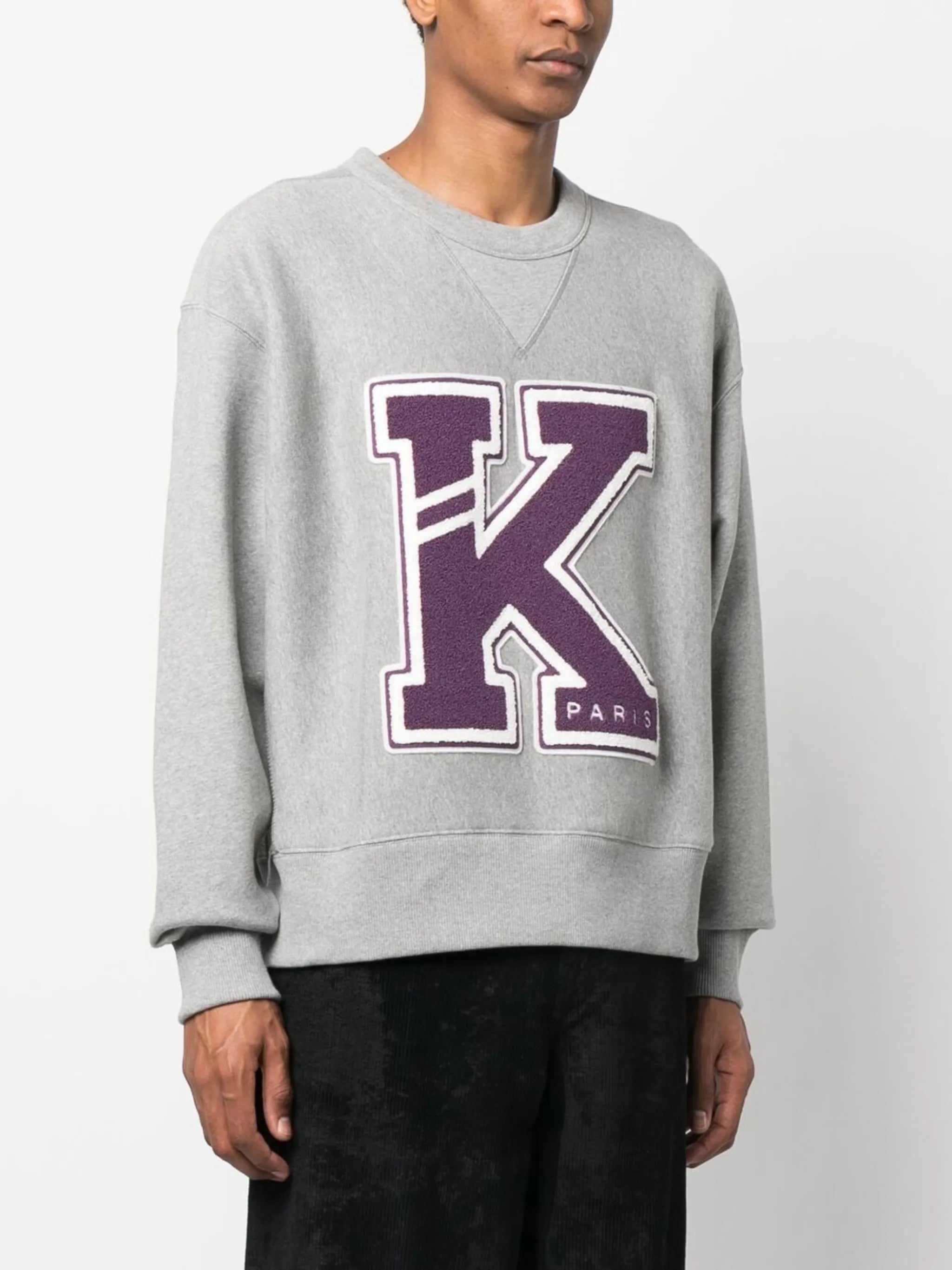 logo-patch detail sweatshirt