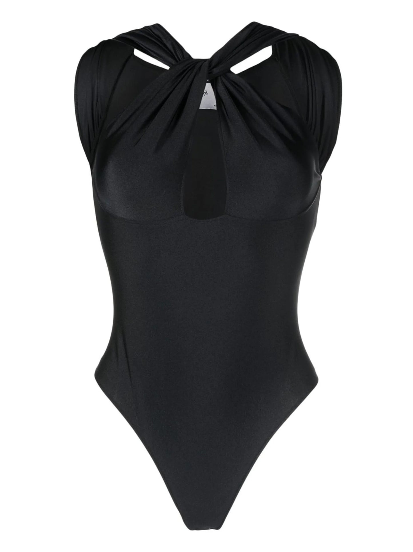 twist-front cut-out bodysuit