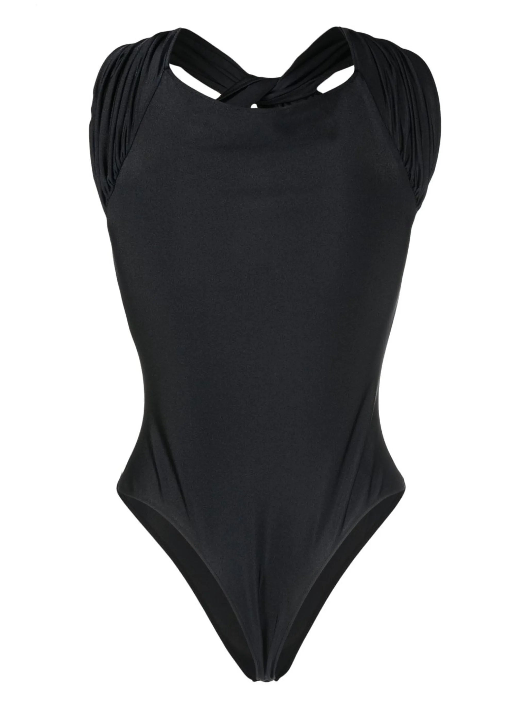 twist-front cut-out bodysuit