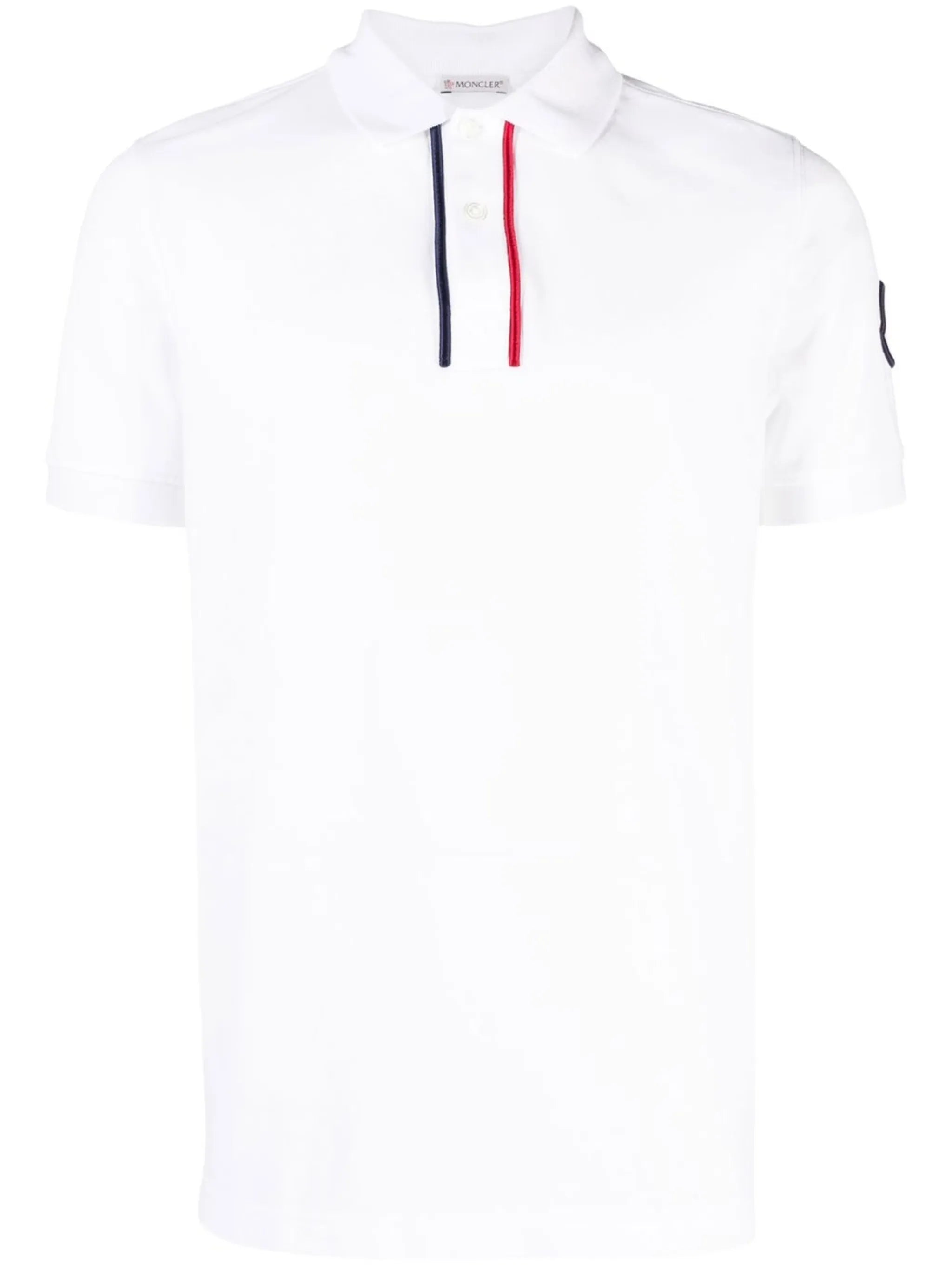 logo-patch short-sleeve polo shirt
